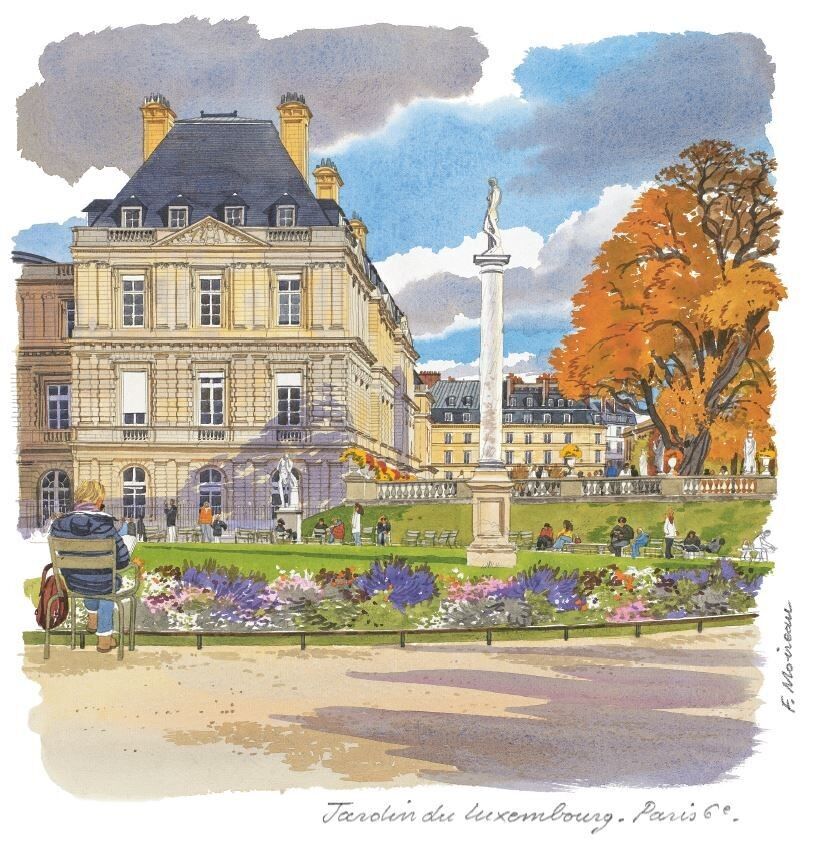 DOPPELKARTEN STOFF MOIREAU PO 75