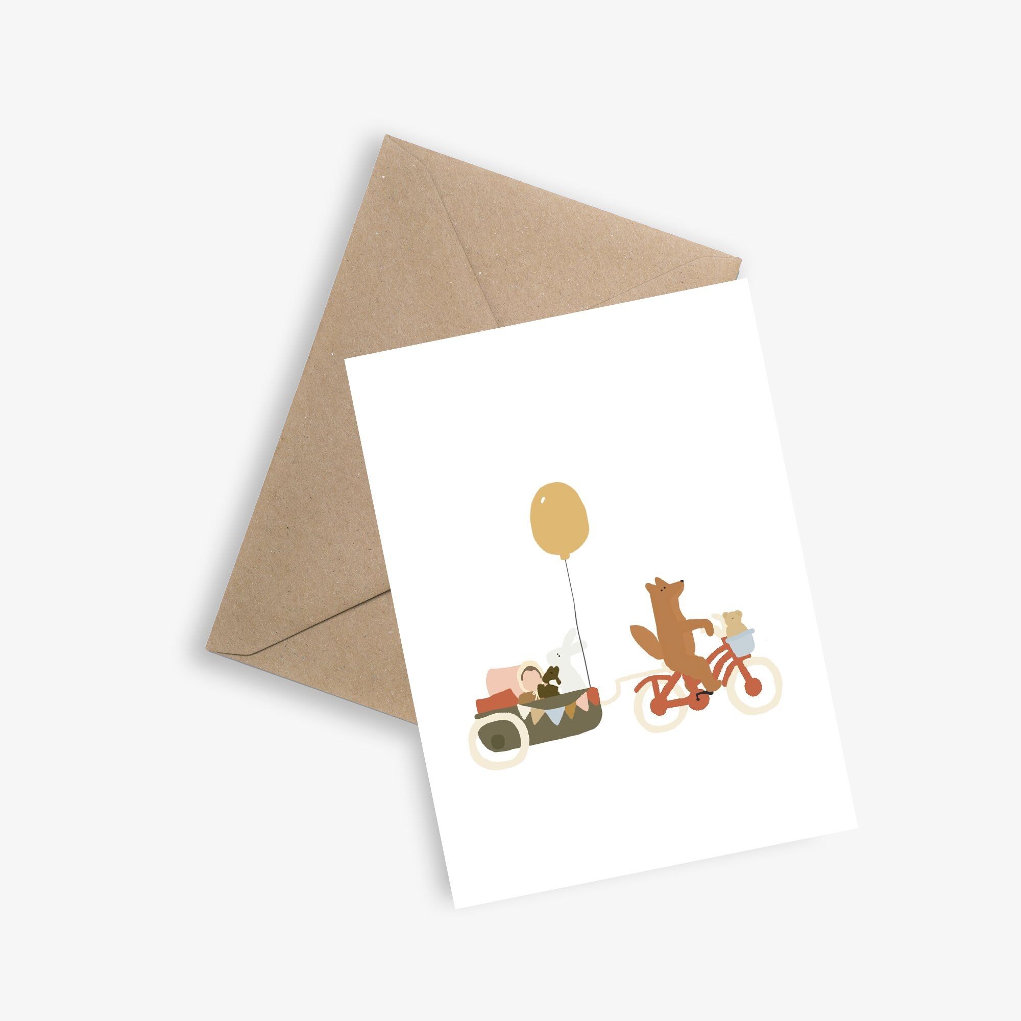 Baby's Walk - Simple Baby Card - Birth