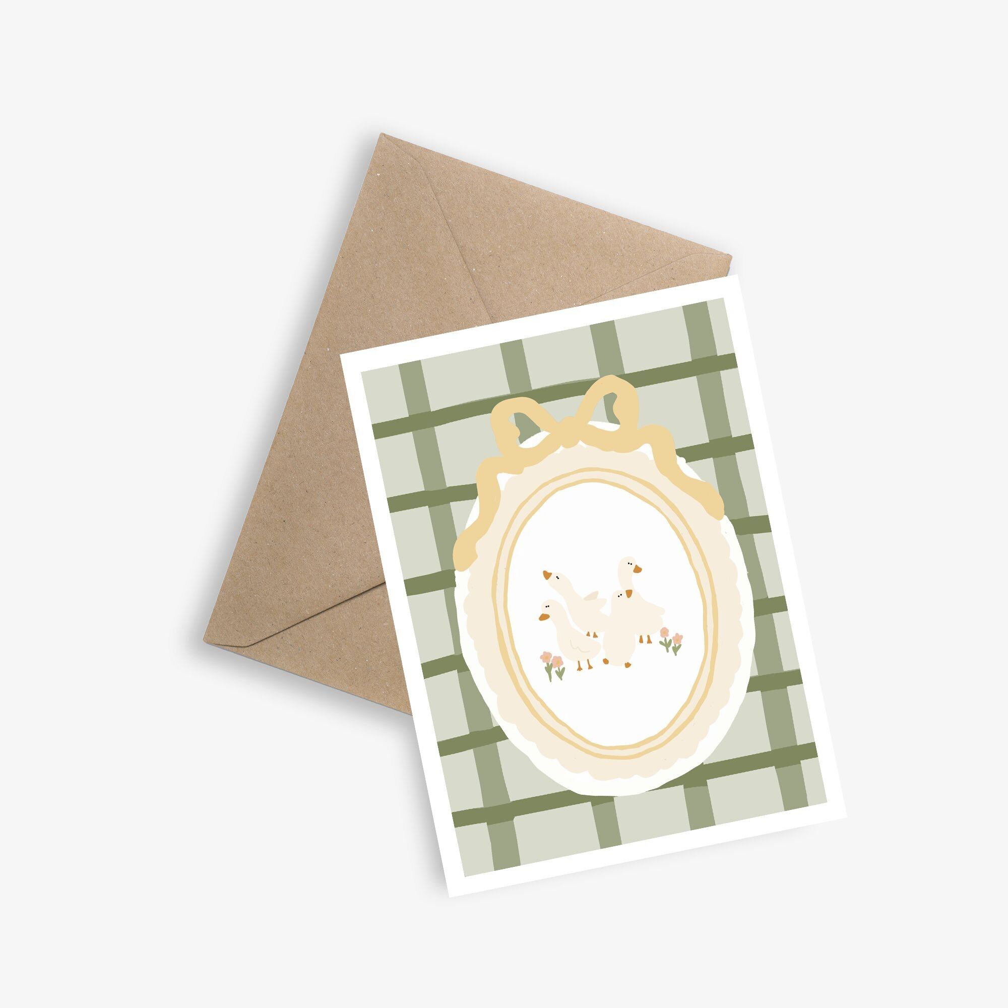 Einfache Karte und Poster – Charme vergangener Zeiten