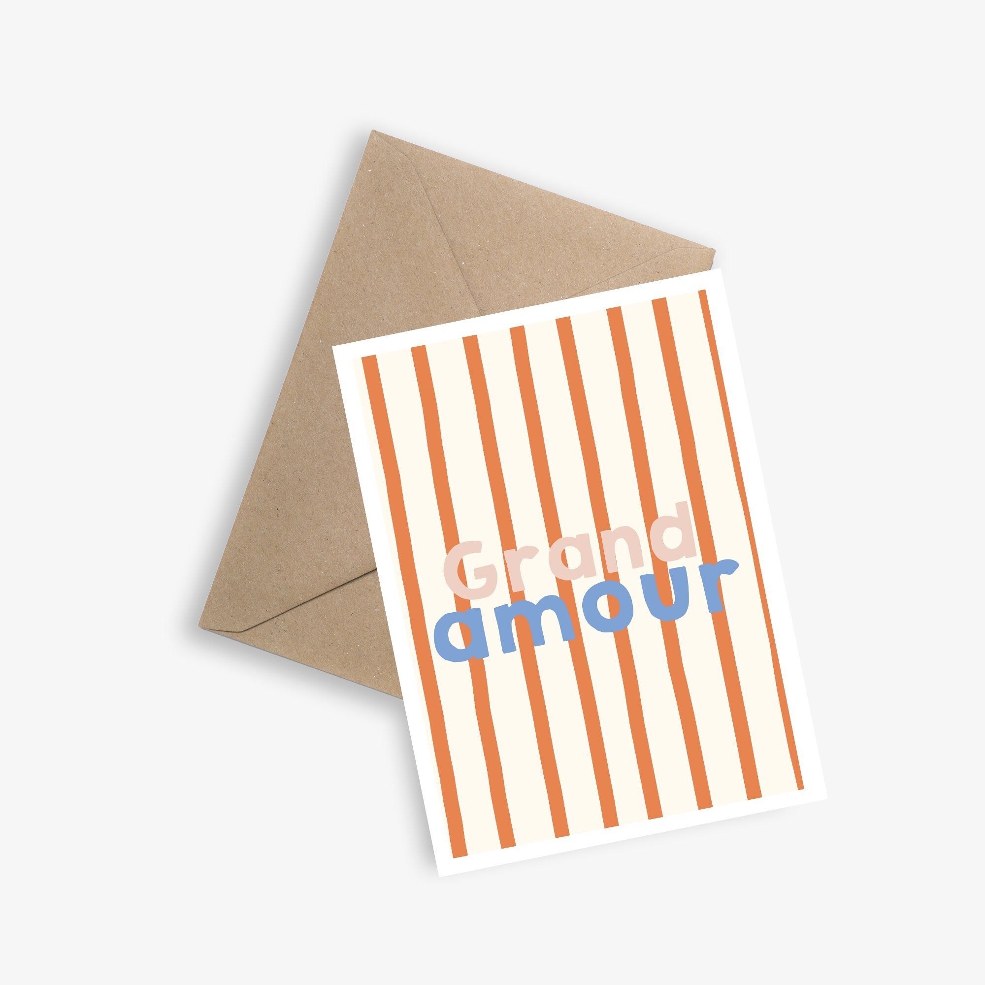 Einfache Karte und Poster – Große Liebe