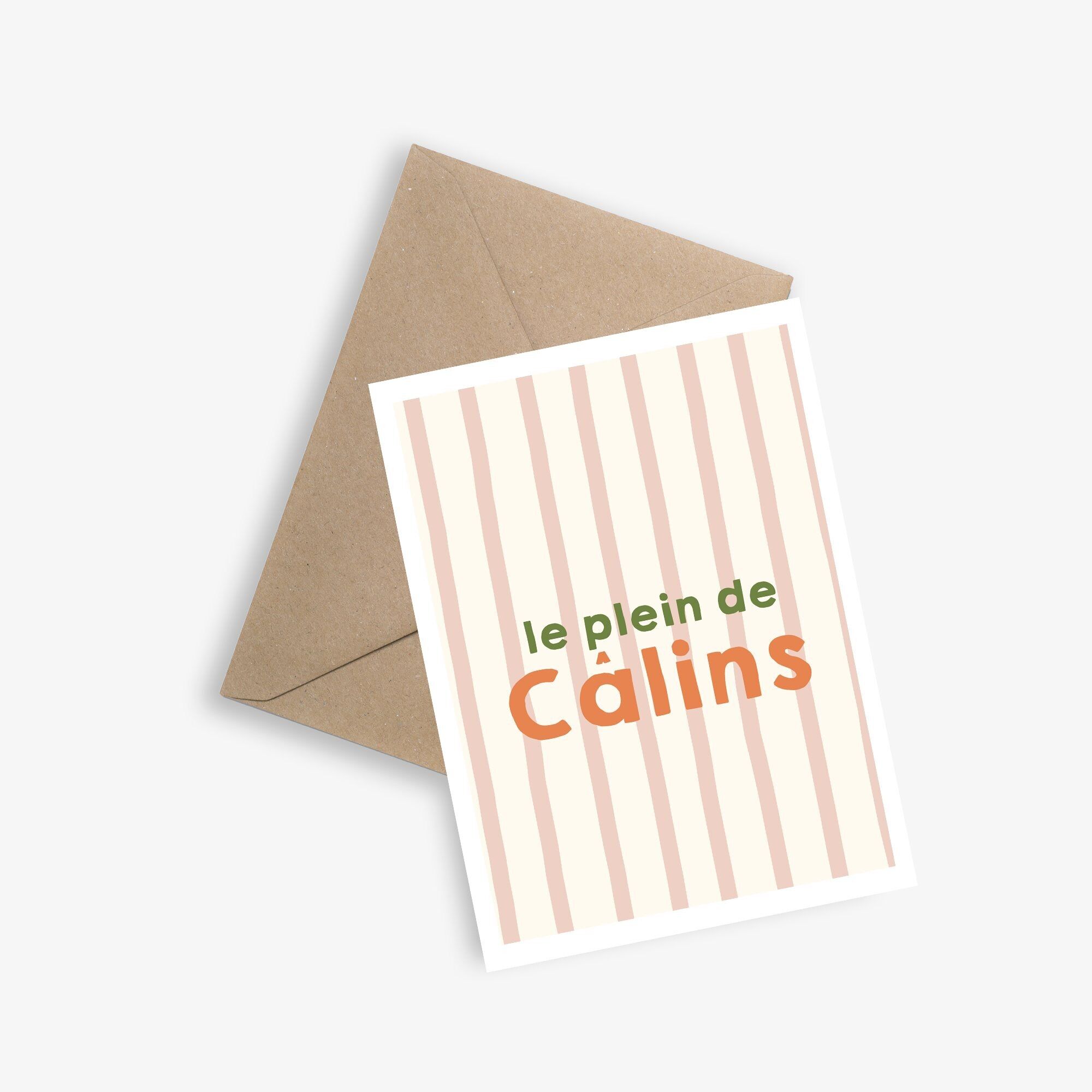 Einfache Karte und Poster – Viele Umarmungen