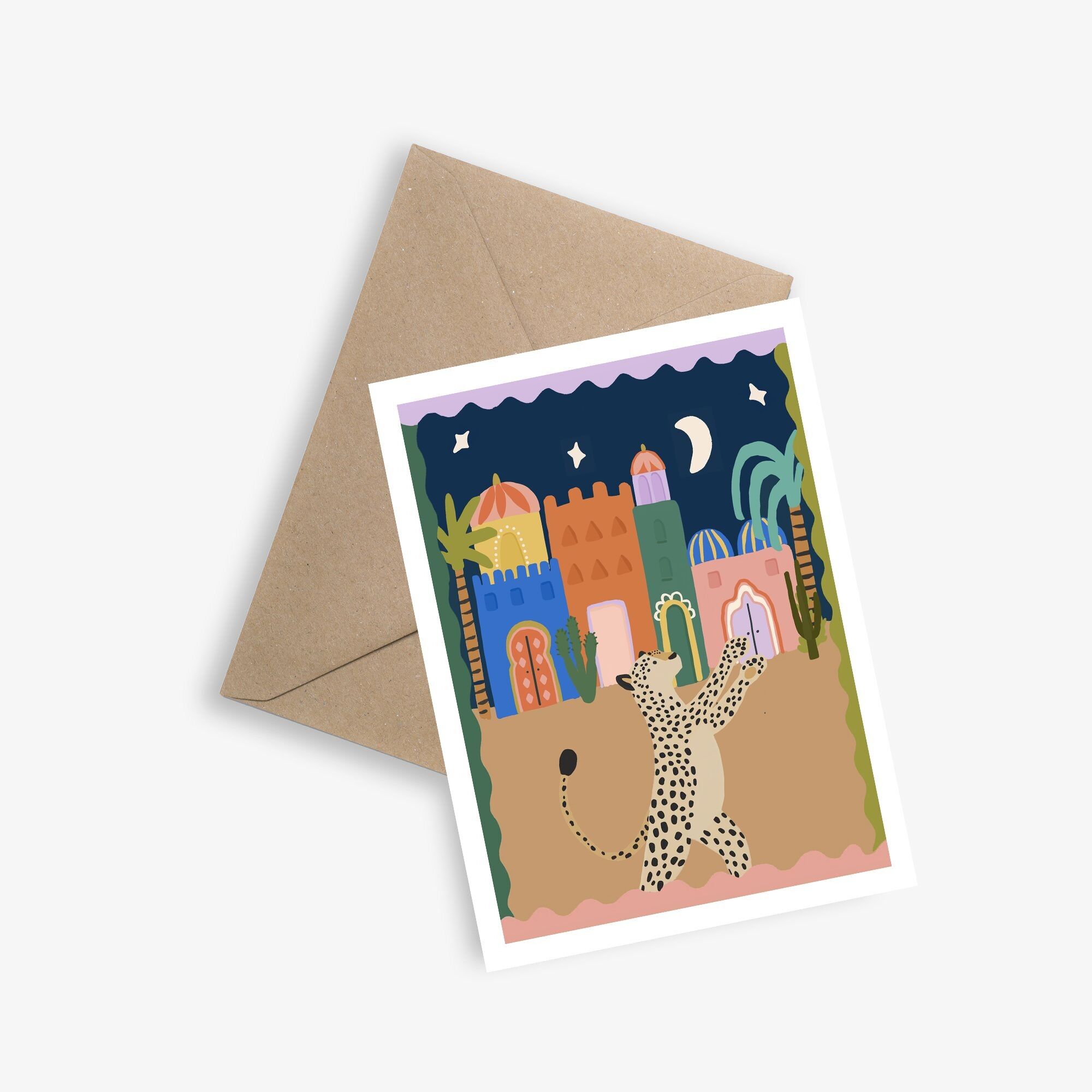 Einfache Karte und Poster – Nacht des Orients