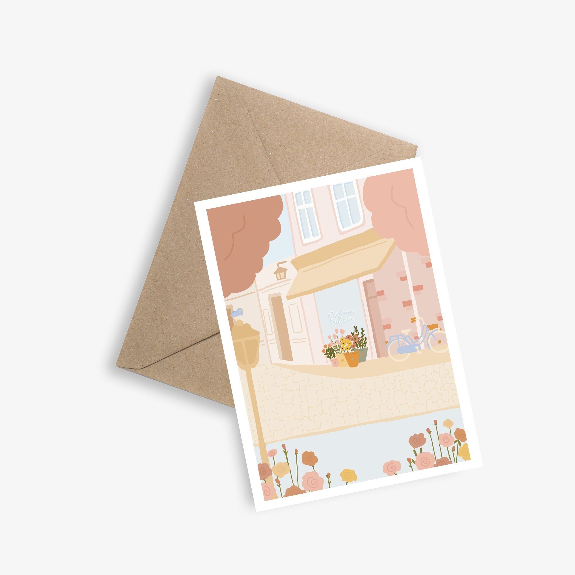 Einfache Karte und Poster – An den Docks