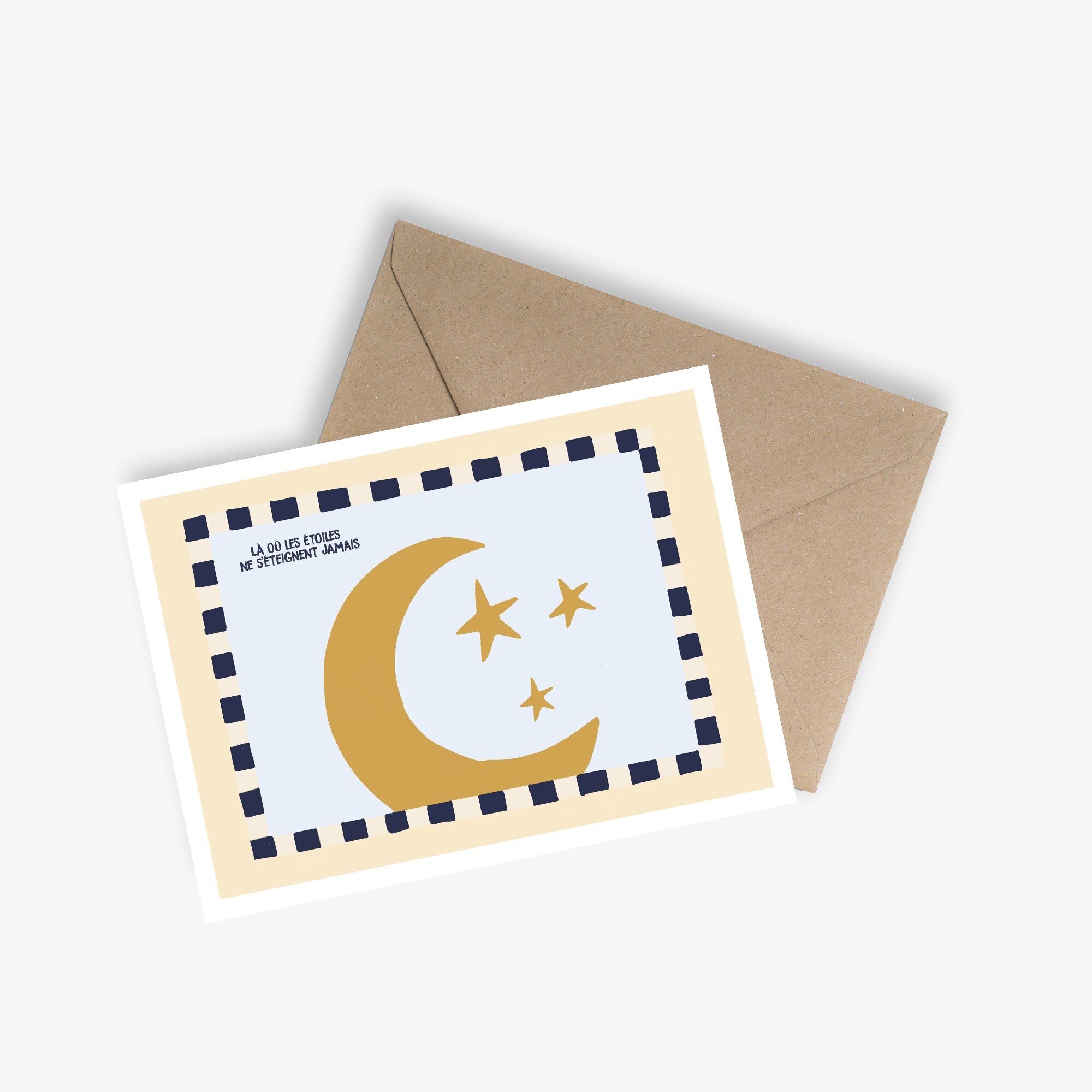 Wo die Sterne niemals verblassen – eine Beileidskarte