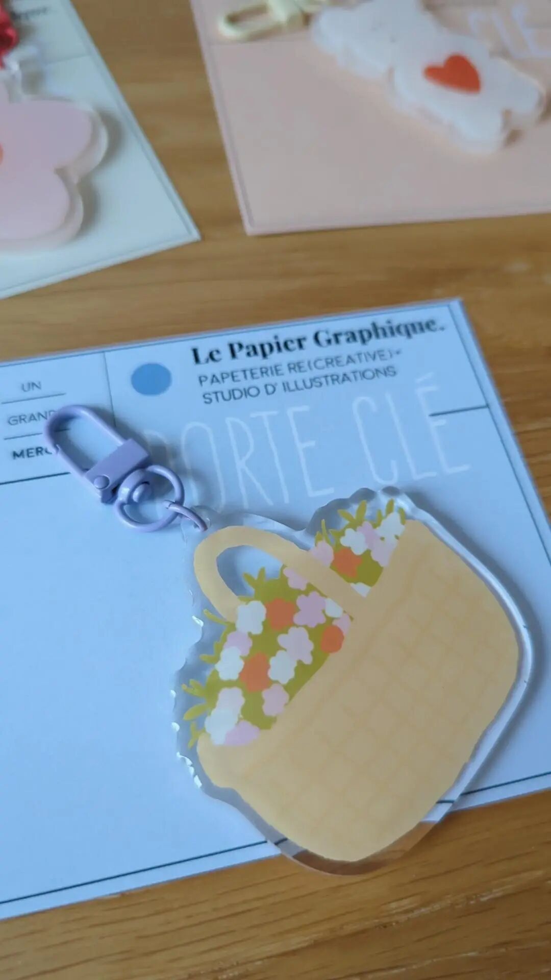 Der Korb - Schlüsselanhänger