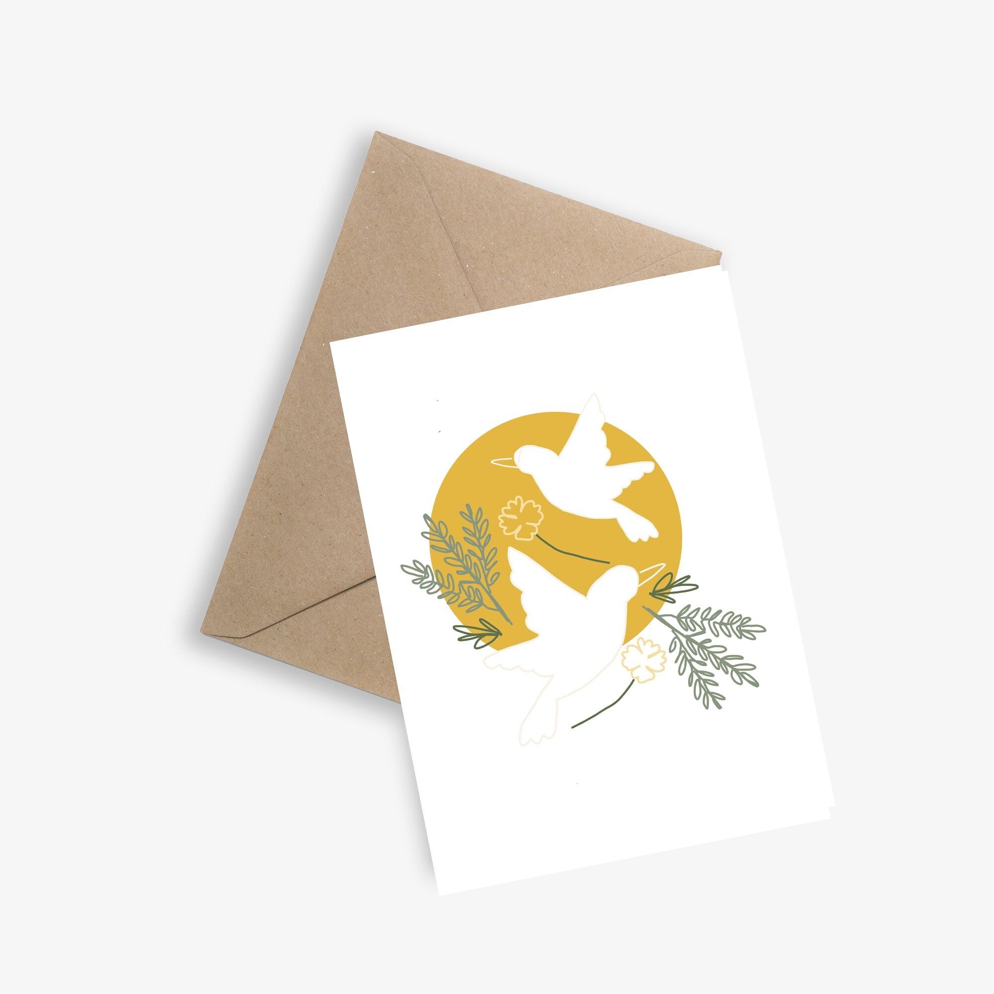 Messengers of Peace - Condolence and Mourning Card
