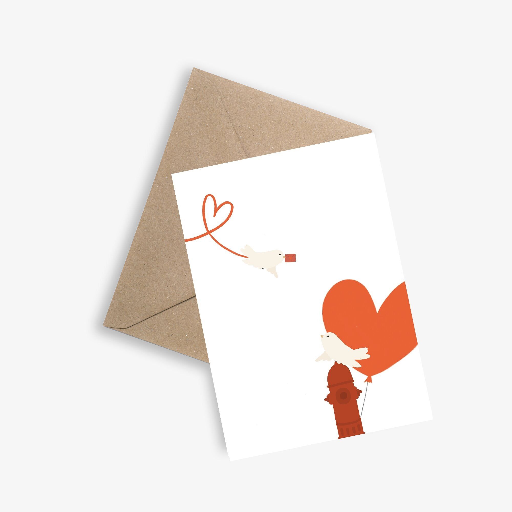 Einfache Valentinstagskarte – Für immer meine Liebe