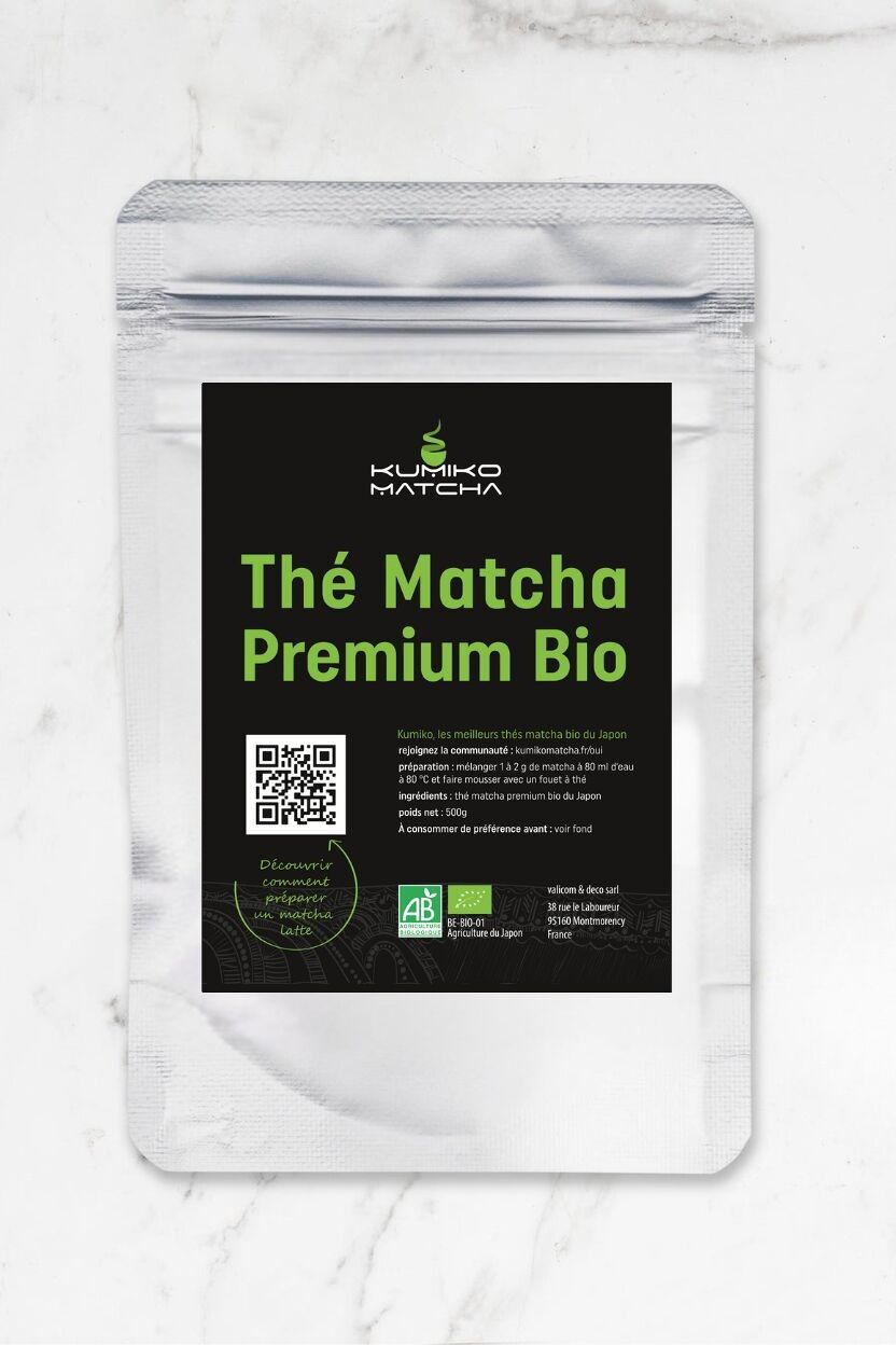 Premium japanischer Matcha-Tee 500g Kumiko - Zertifiziert biologisch - Zeremonienqualität