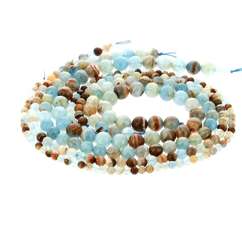 Perles Calcite Bleue EXTRA