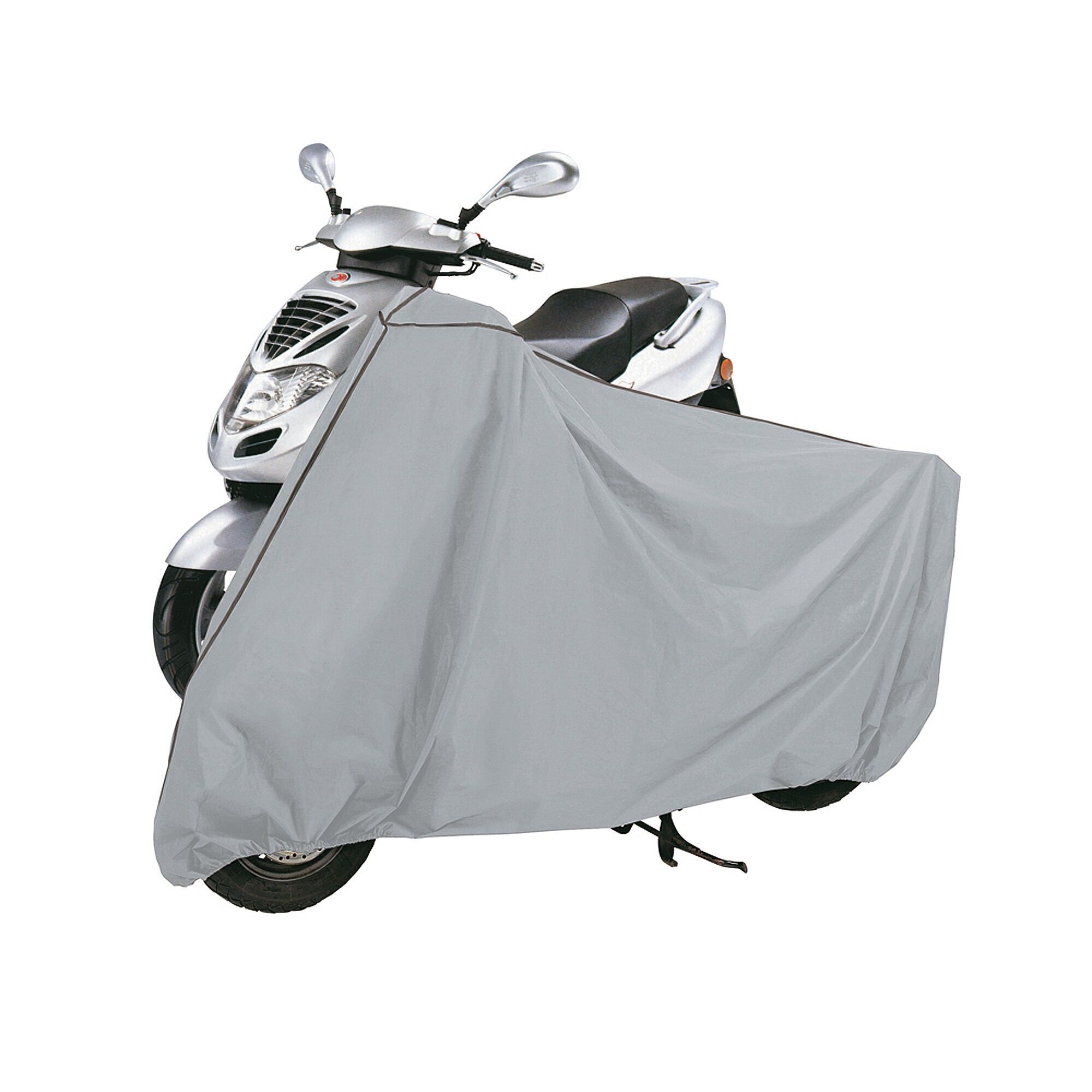 Rayen– Funda para moto, 140 × 136 × 78 cm, gris