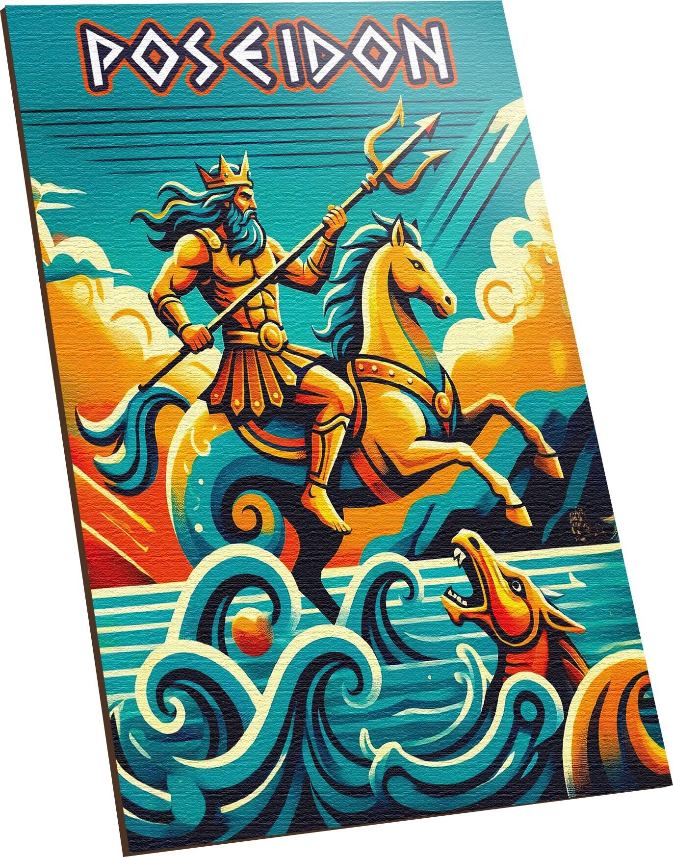 STILISIERTER POSEIDON