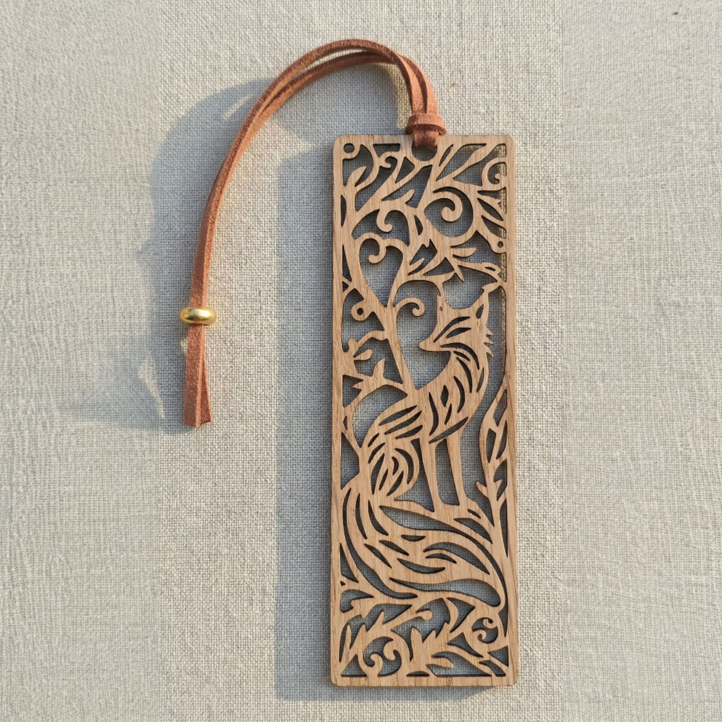 Fox Wooden Bookmark - Signature Collection