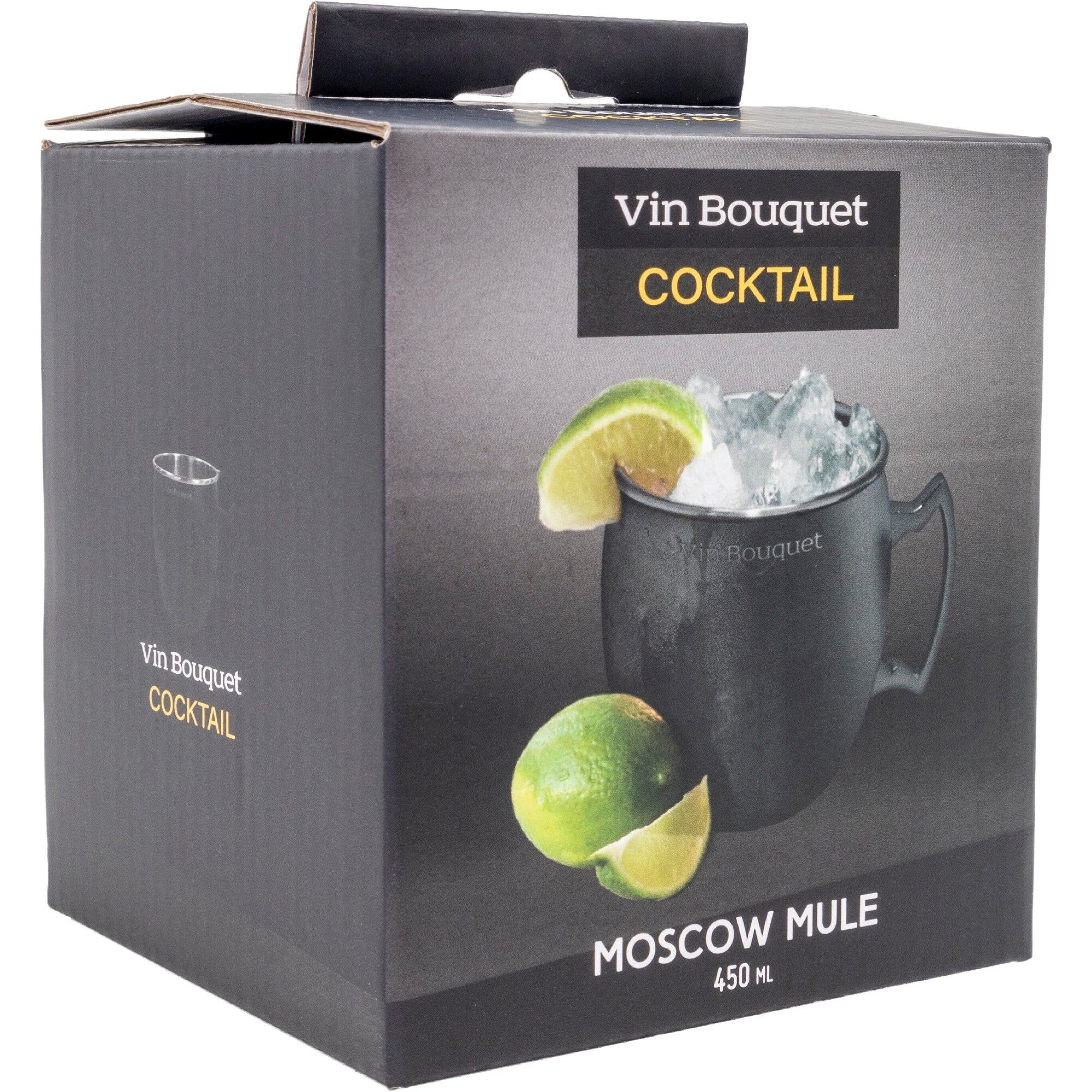 Taza de Cóctel Negra 450 ml