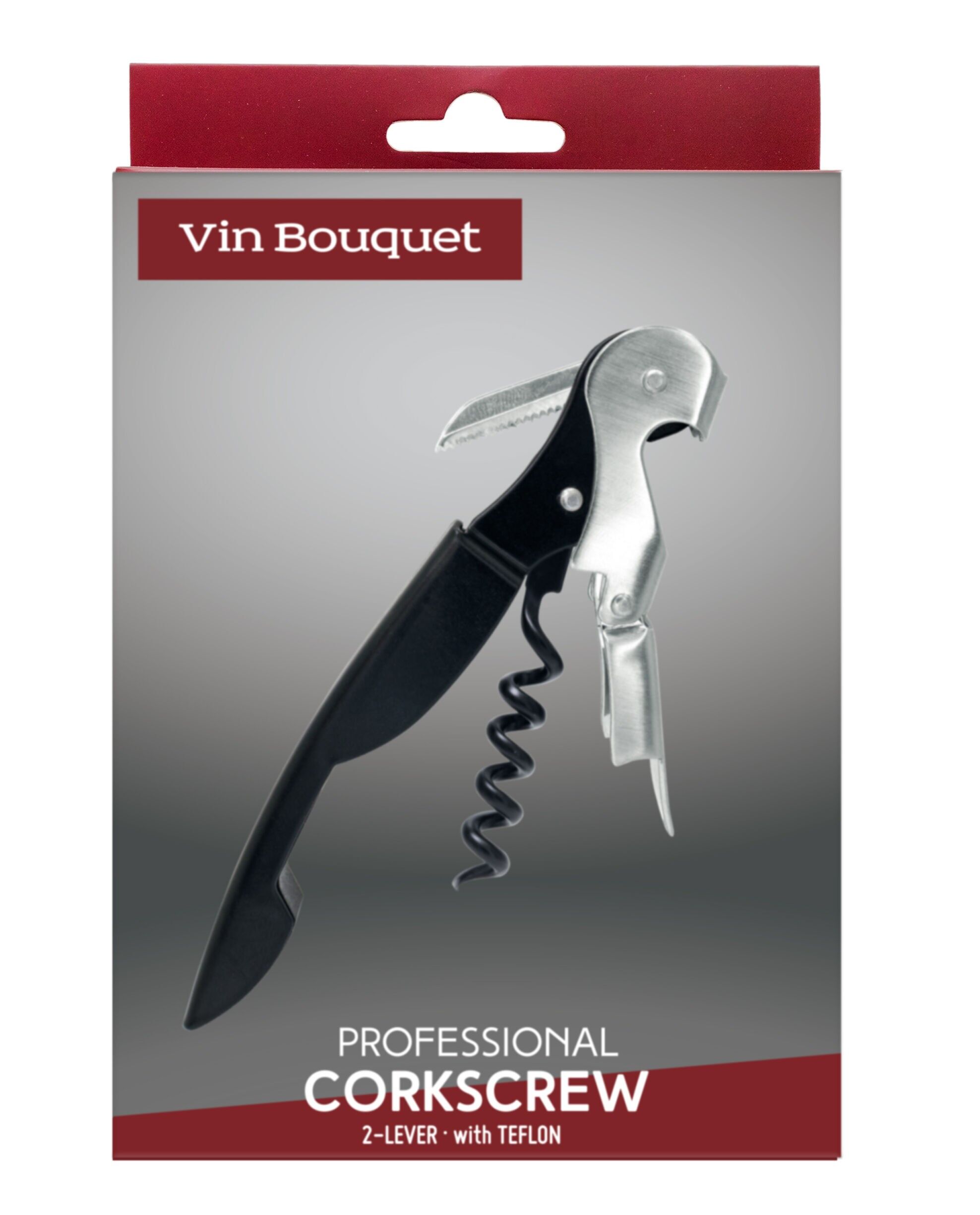 Professional 2-Step Corkscrew - Black