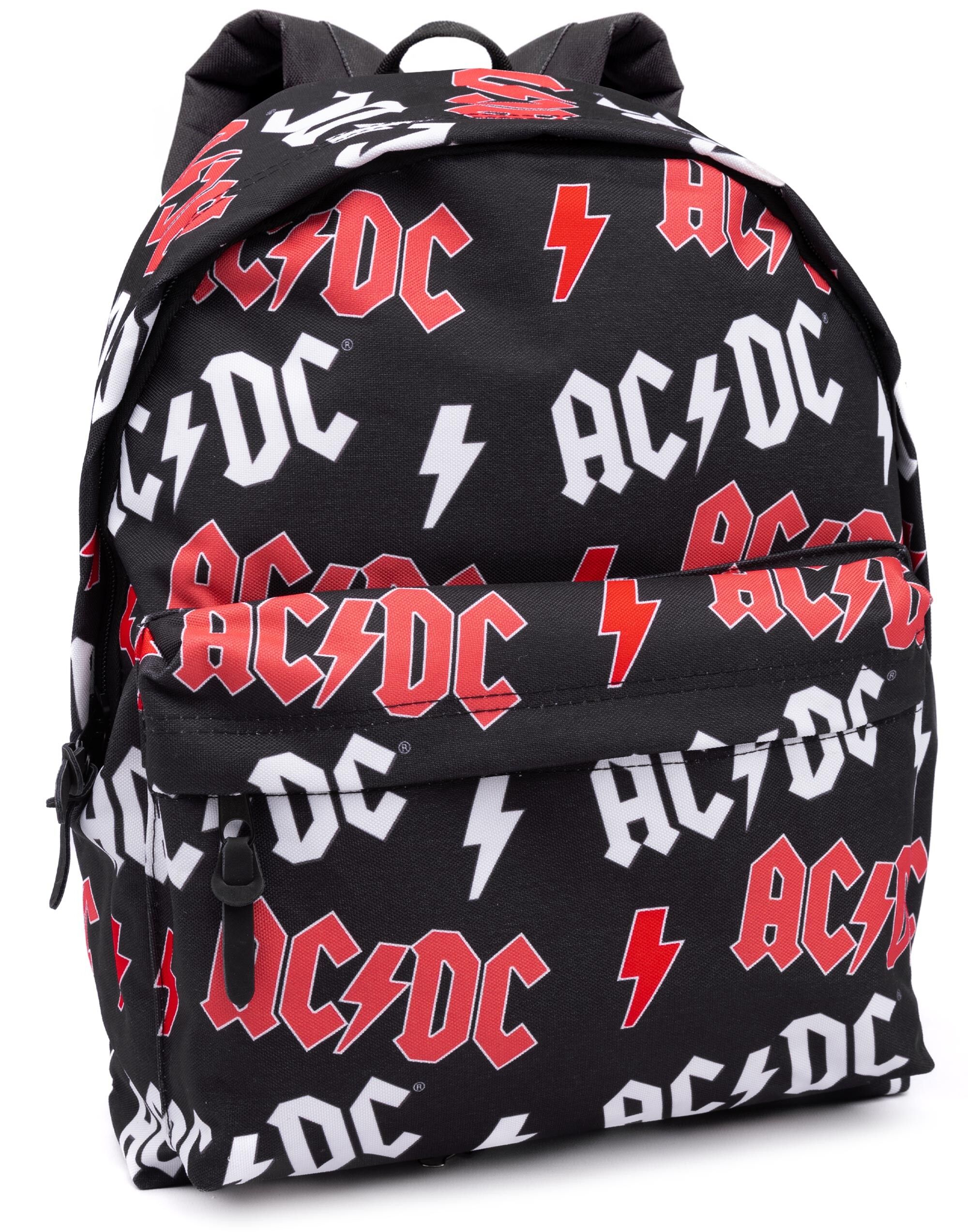 Sac à dos unisexe AC/DC avec logo noir (taille unique)