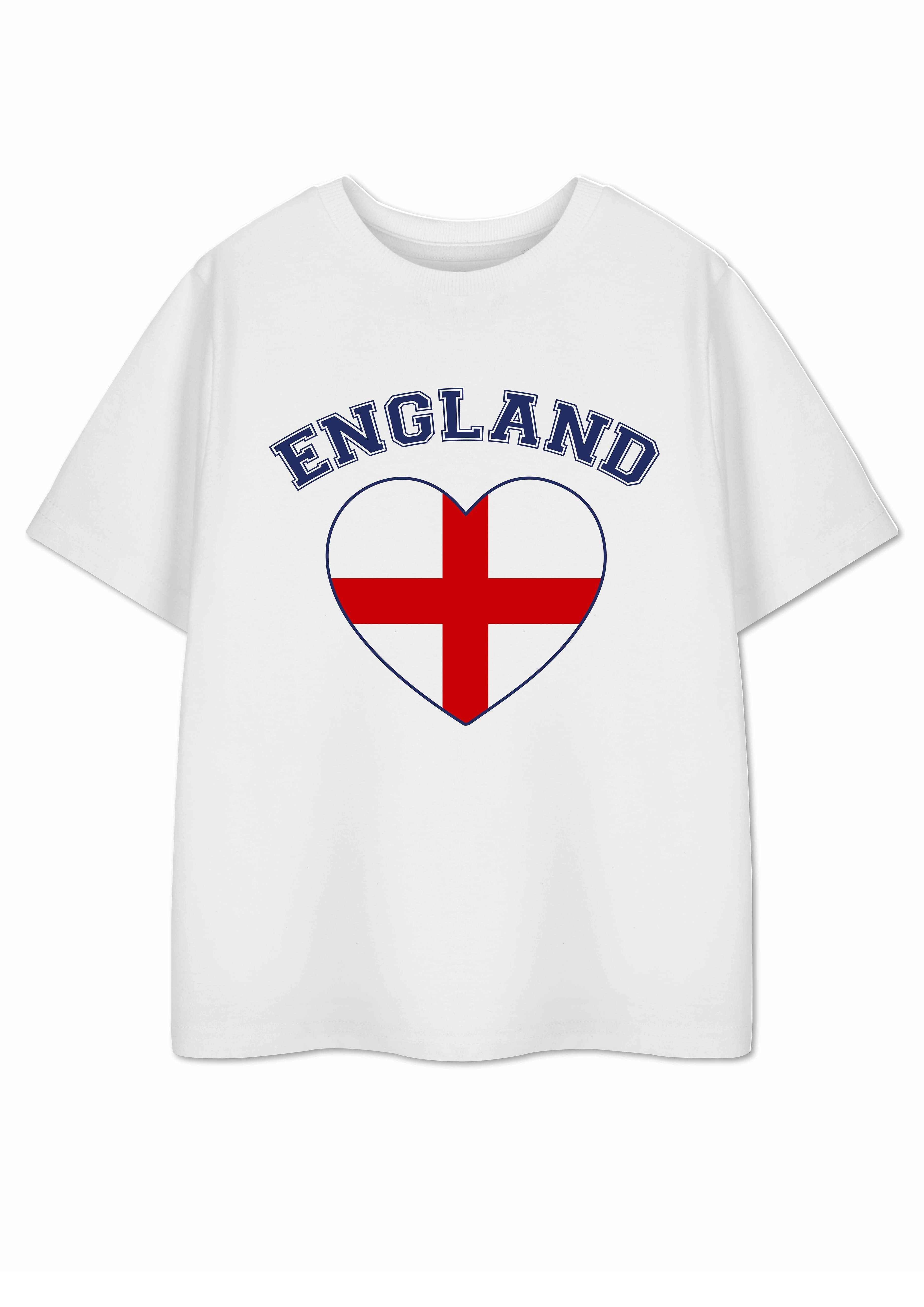 T-shirt unisexe enfant blanc à manches courtes avec cœur « Show Me The Merch »