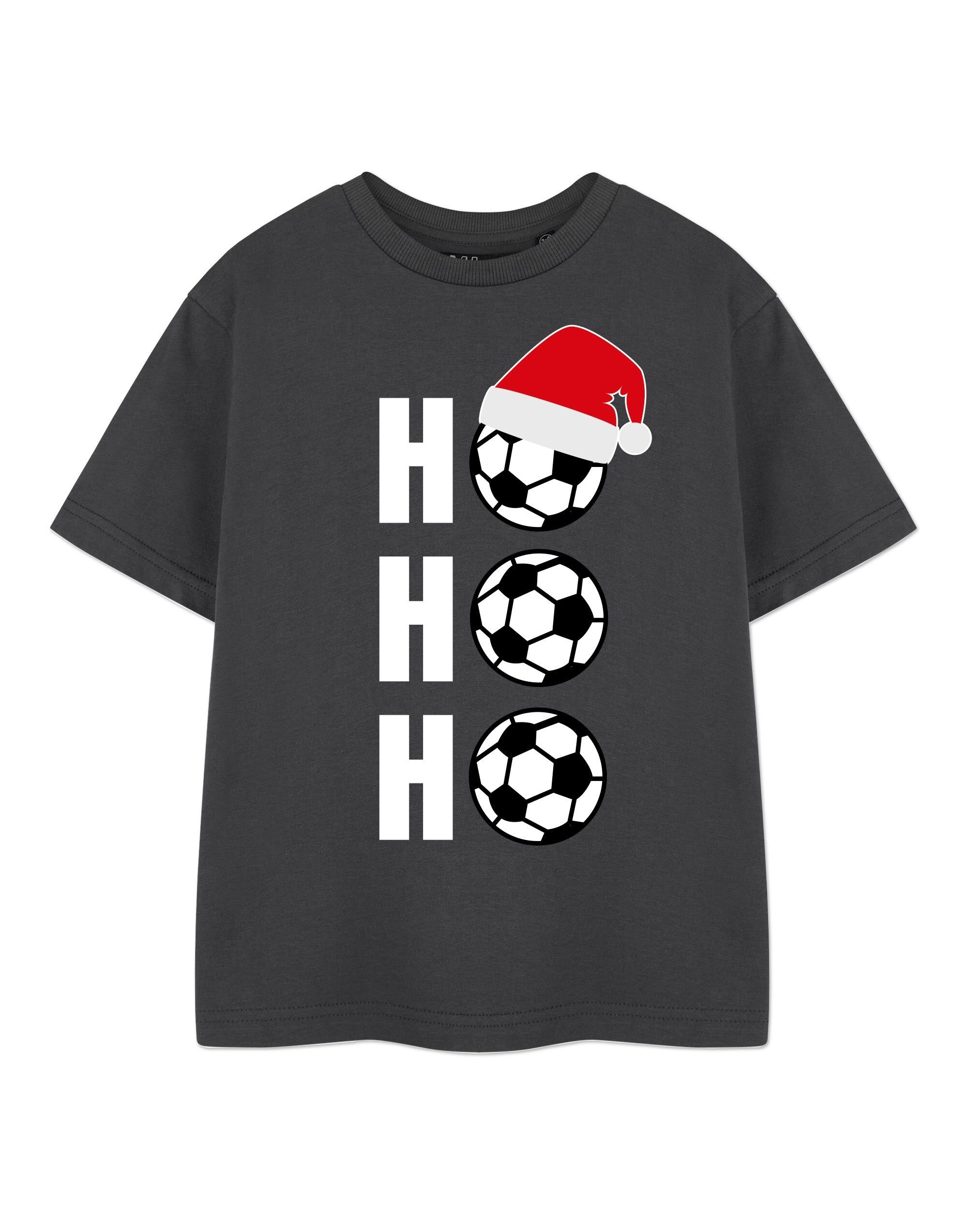 T-shirt unisexe gris à manches courtes Show Me The Merch Ho Ho Ho Ho