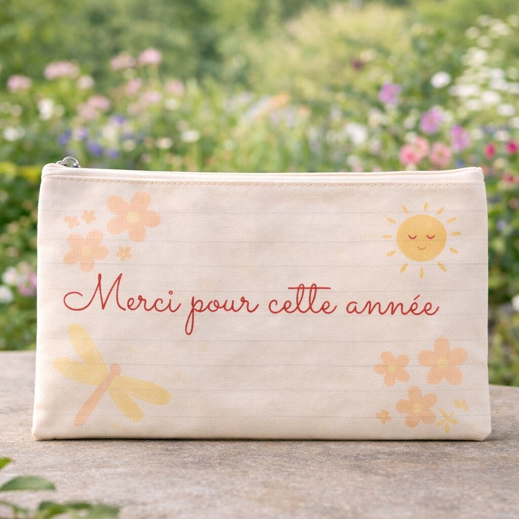 Précommande - Pochette Merci pour cette année - Cadeaux Fin année scolaire - Livraison à partir du 01/04/2026