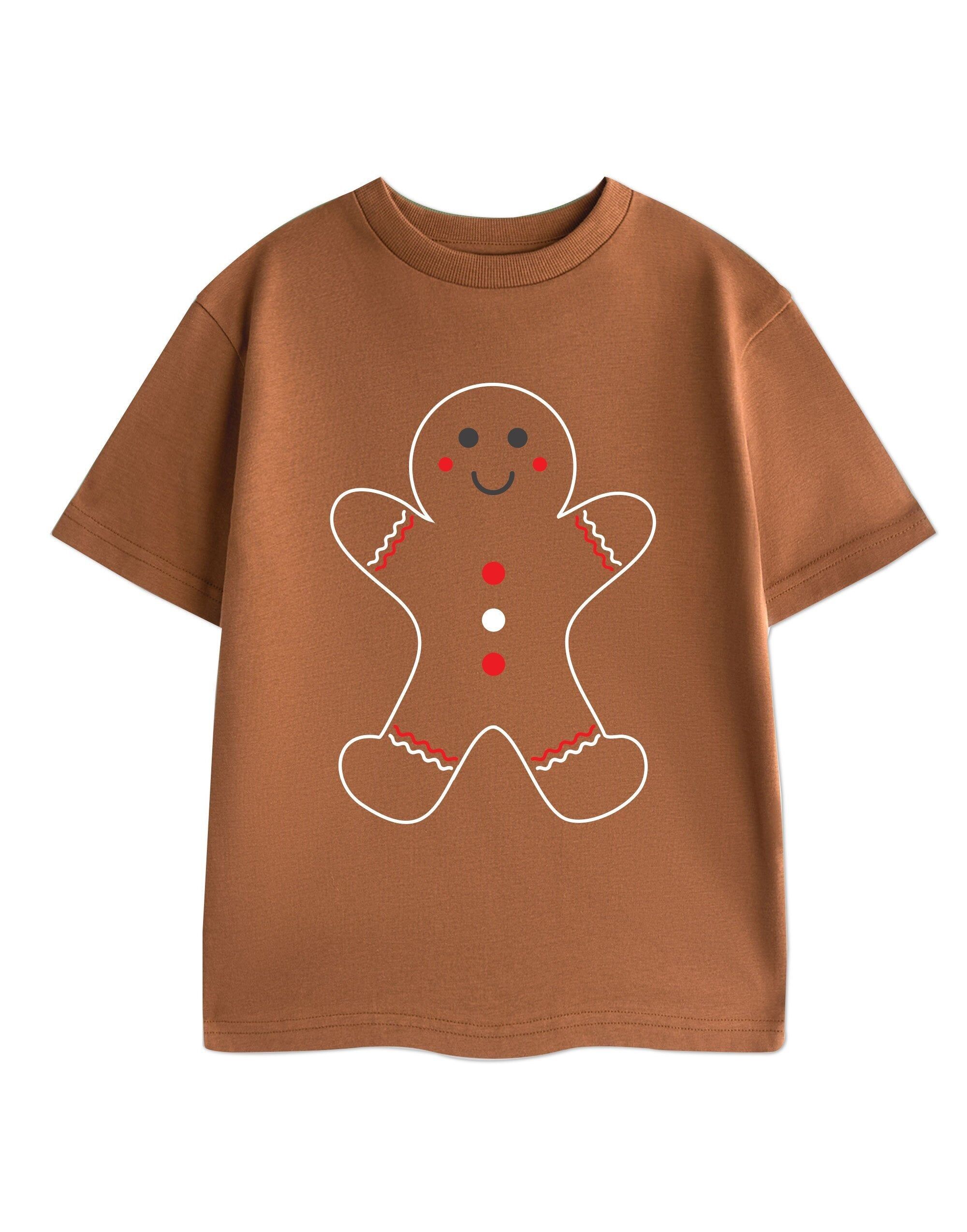 Camiseta unisex de manga corta con diseño de pan de jengibre marrón Show Me The Merch