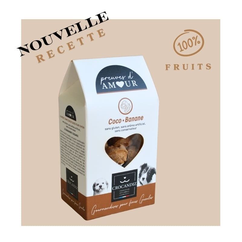 Tüte Kokos-Bananen-Hundekekse