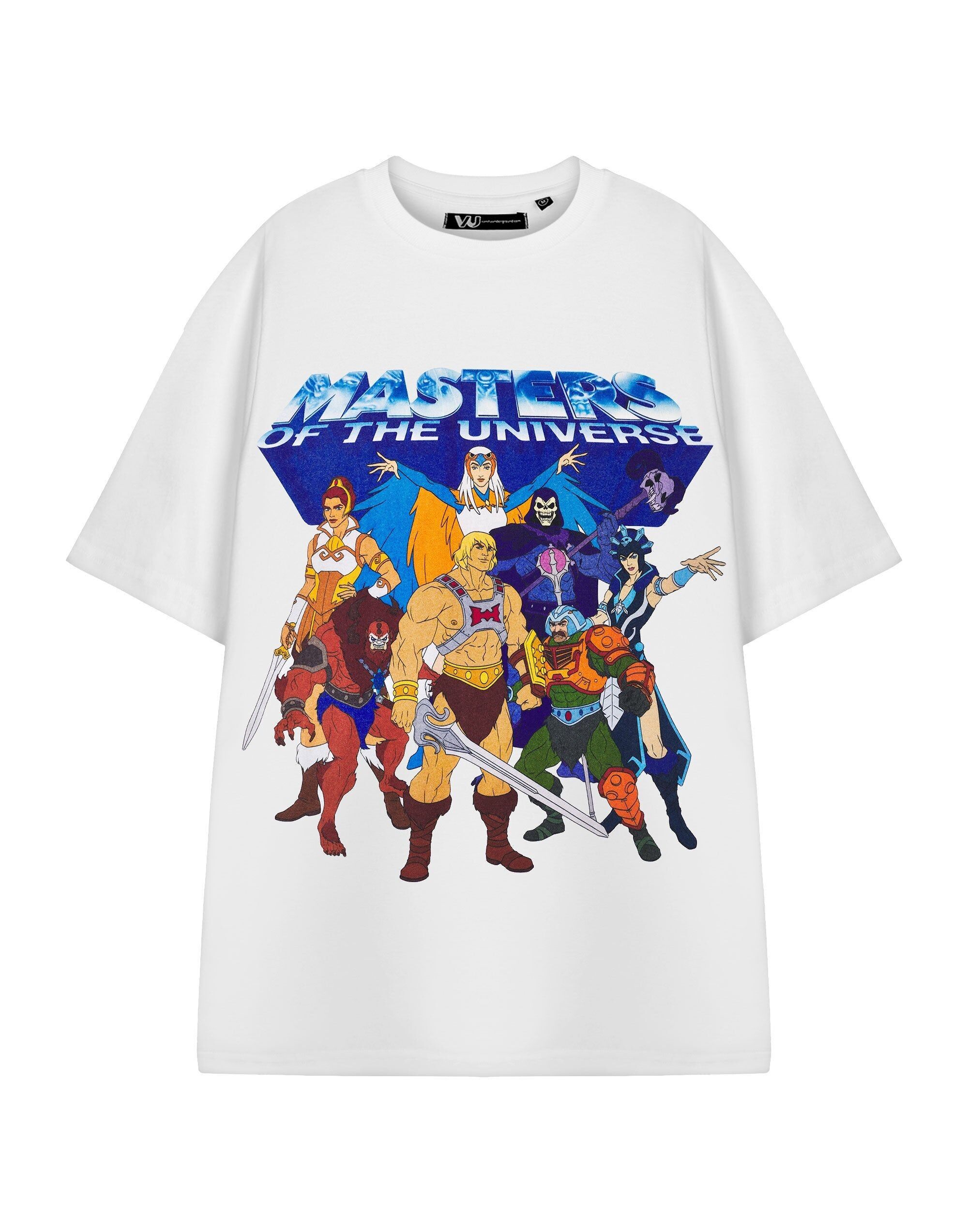 Camiseta unisex blanca de manga corta de Masters of the Universe