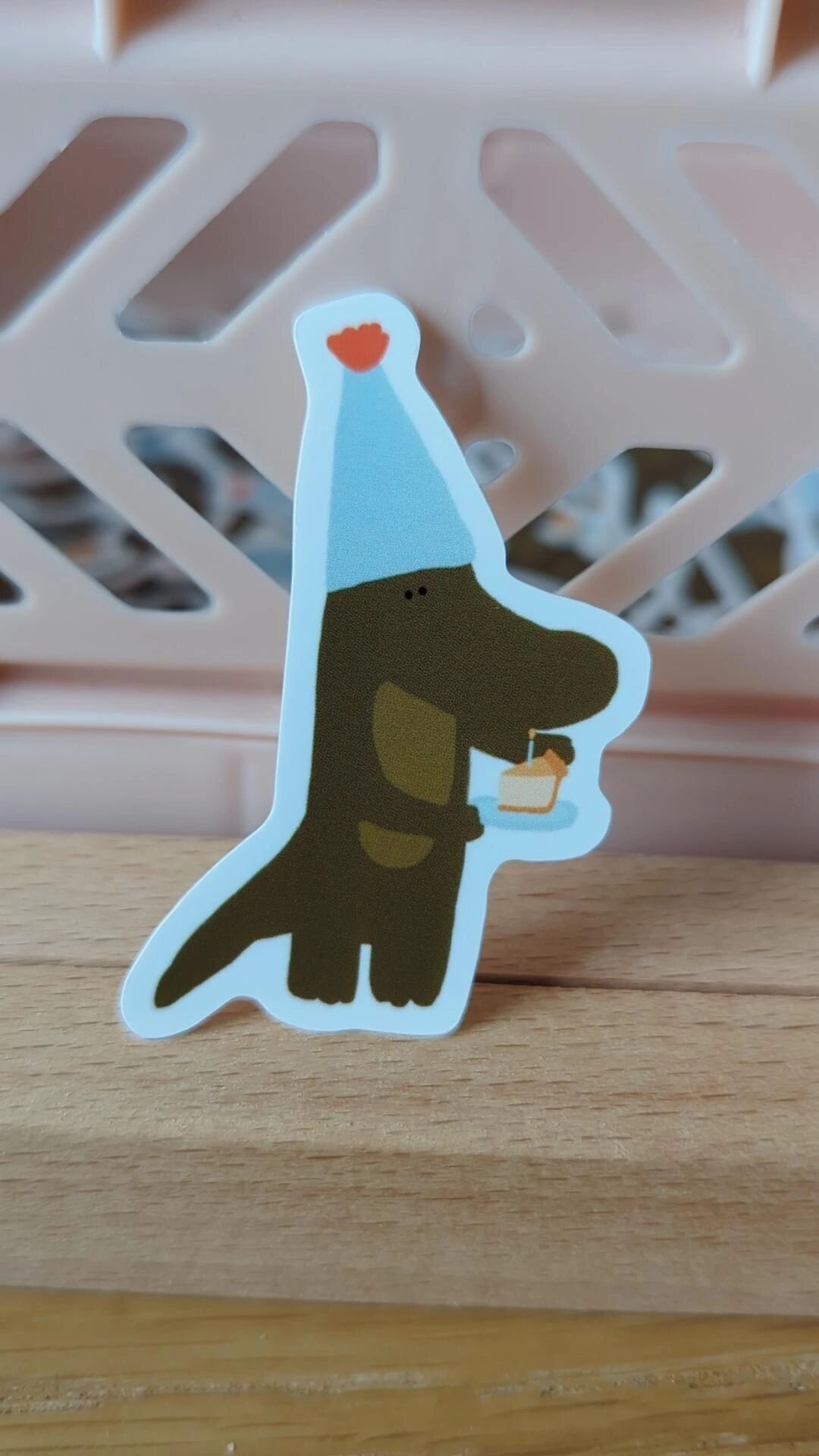 Crocodile Birthday Stickers