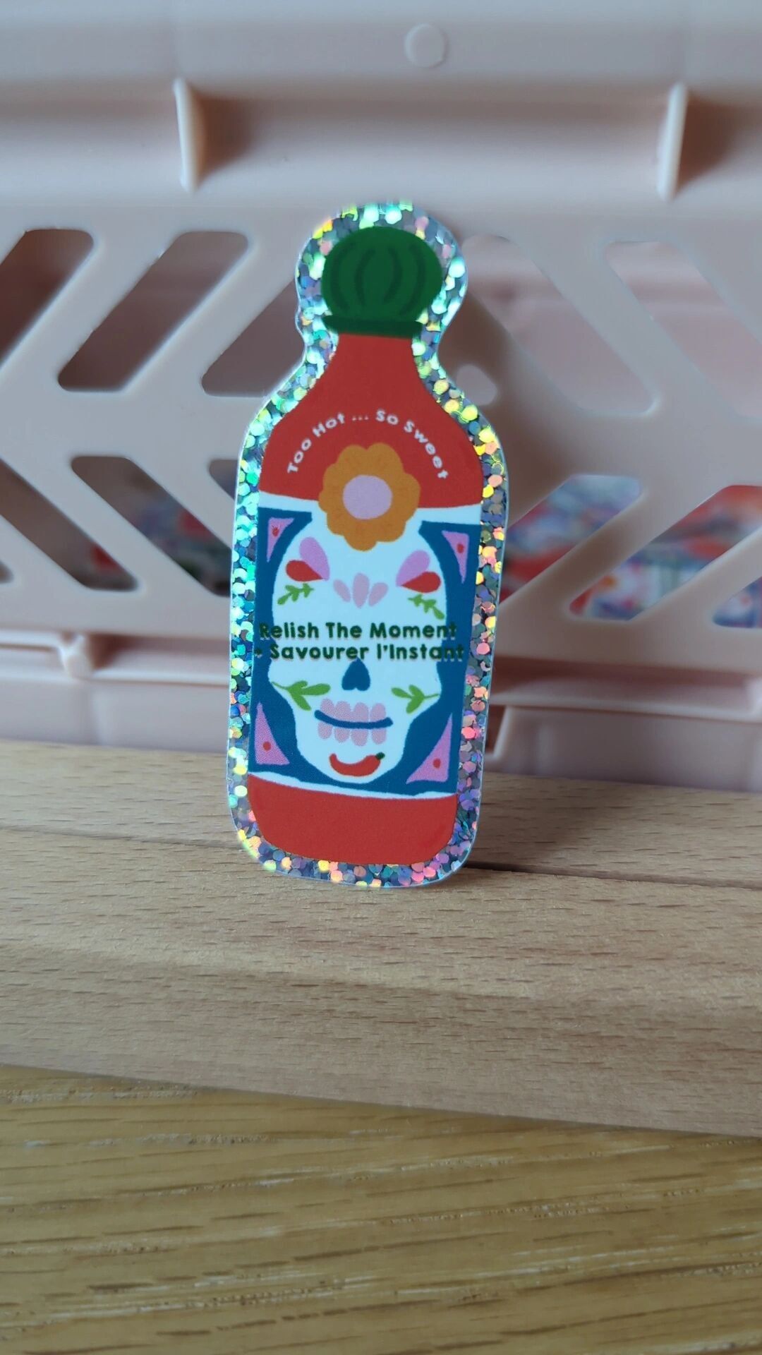 Pegatinas de salsa picante