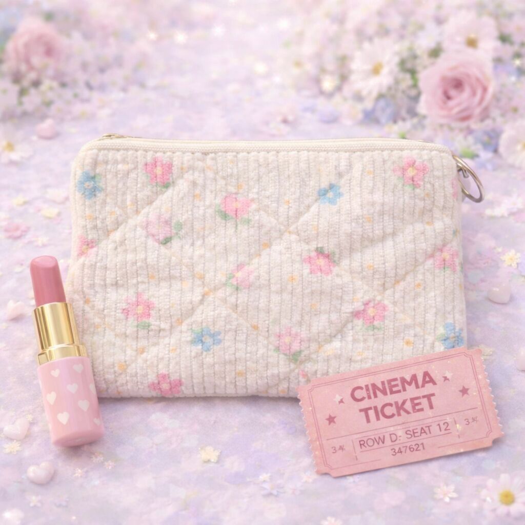 Précommande - Porte-monnaie Petites Fleurs Kawaï - Livraison à partir du 01/04/2026