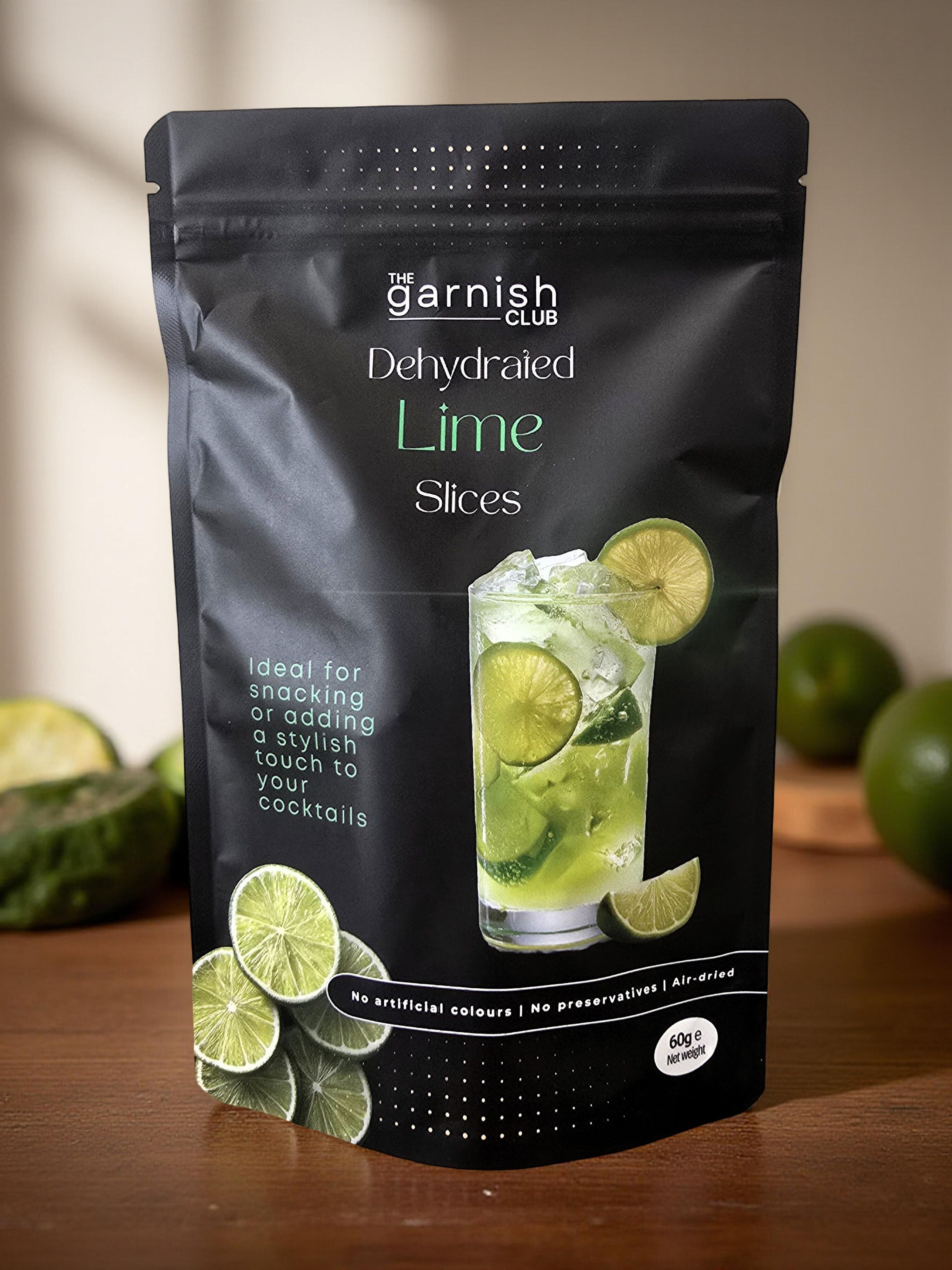 The Garnish Club Premium Dehydrated Lime Cocktail Garnish Slices