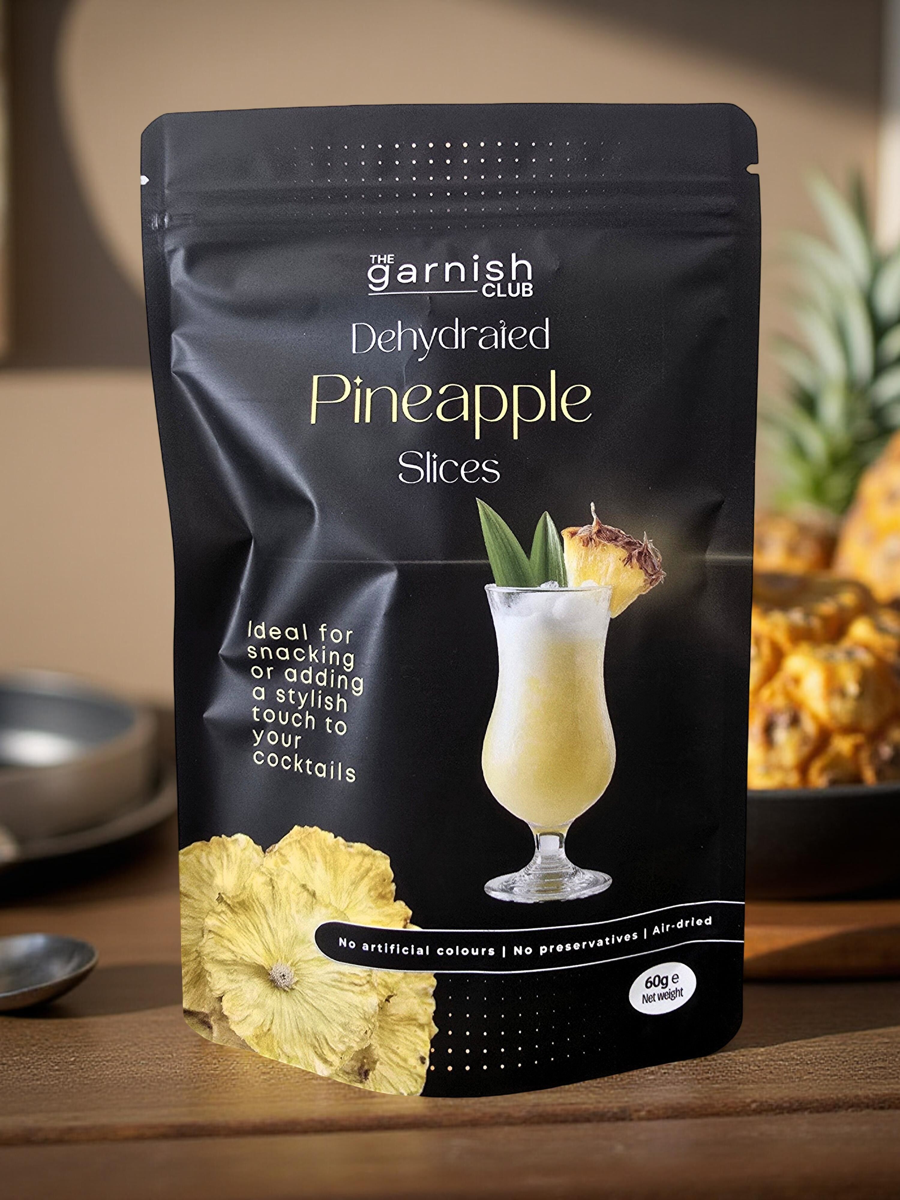 The Garnish Club Premium Dehydrated Pineapple Cocktail Garnish Slices