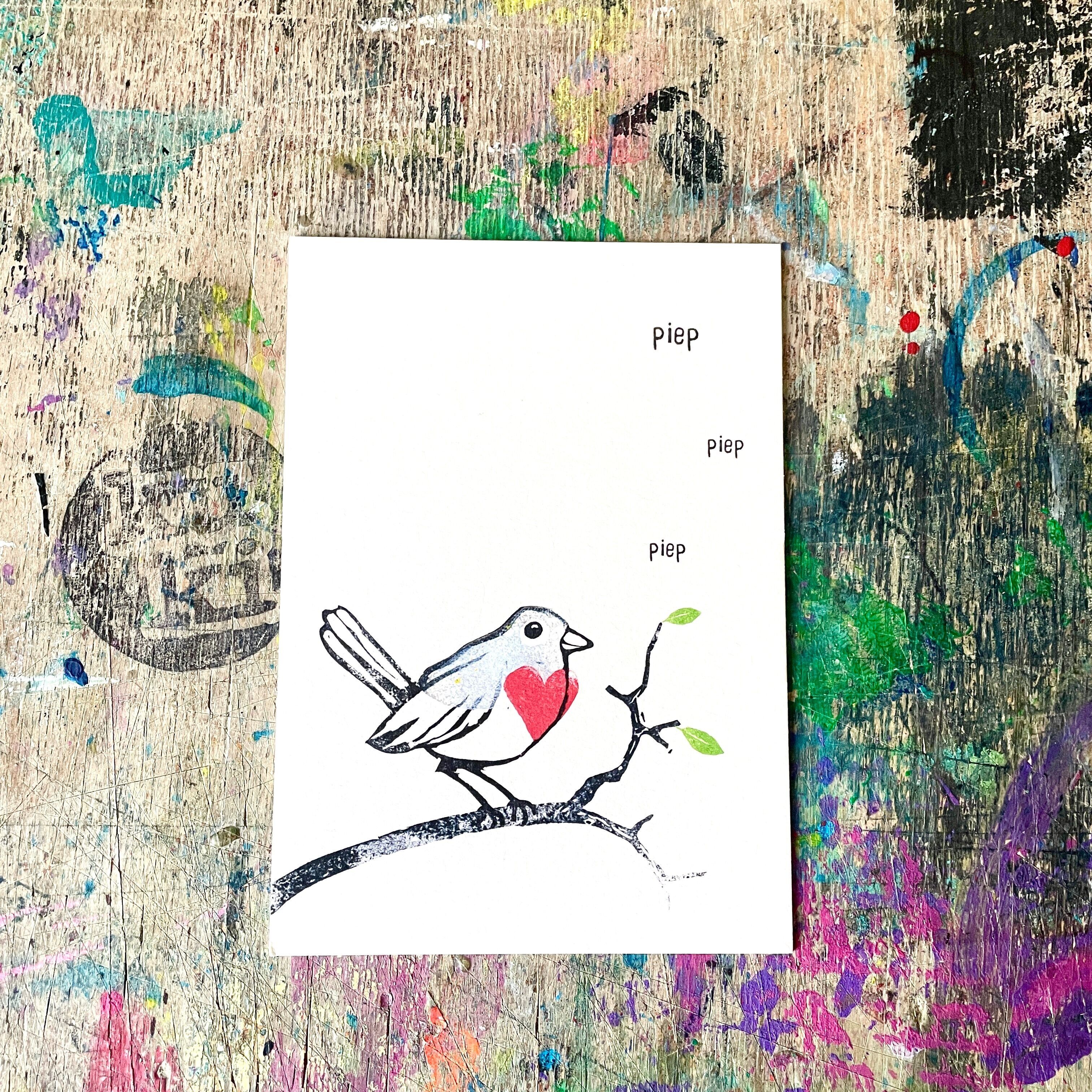 "Beep beep beep ti amo" Set di 10 cartoline Kuki