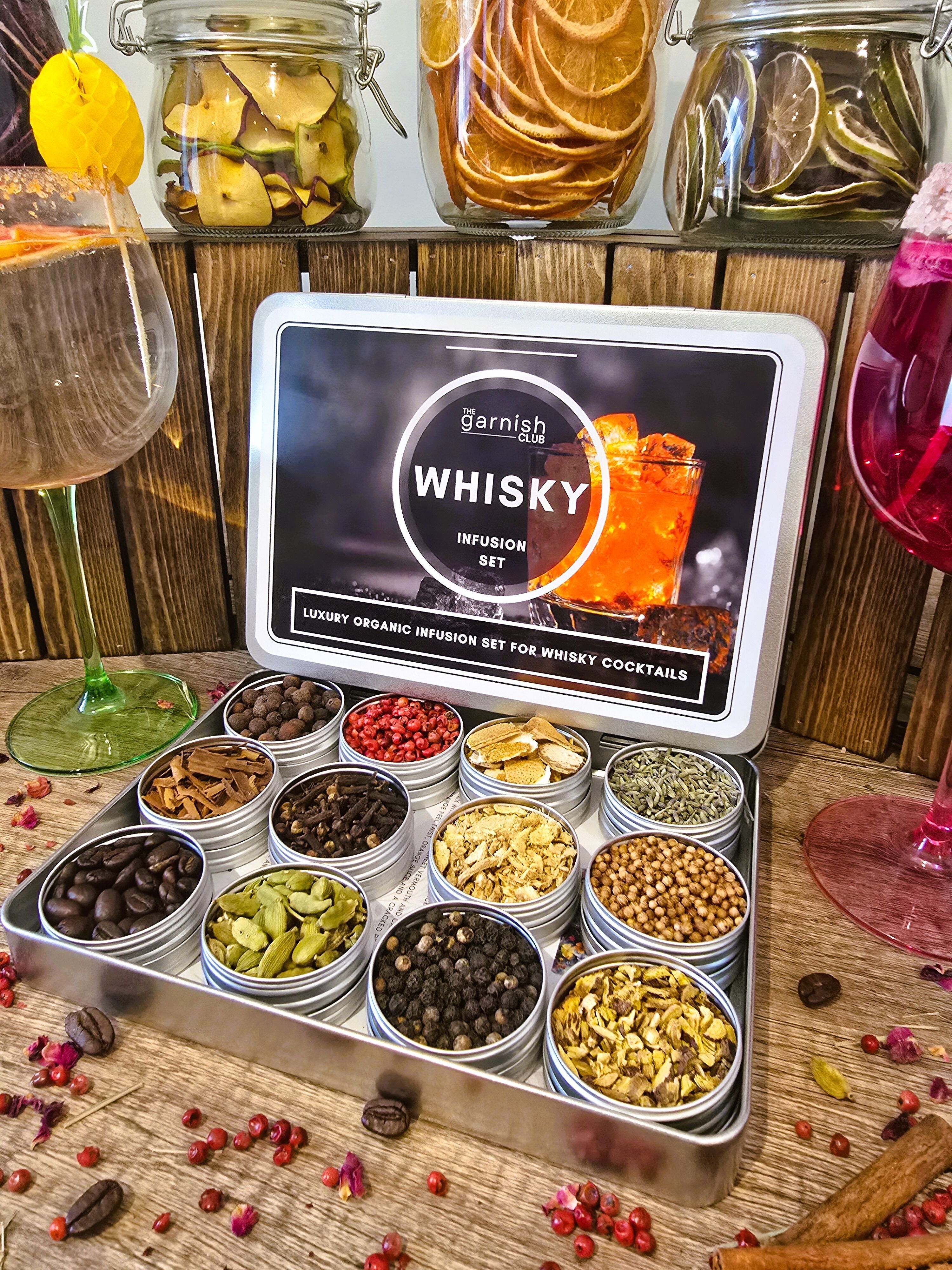 Premium Organic Botanicals – Whisky Cocktails Infusion Set