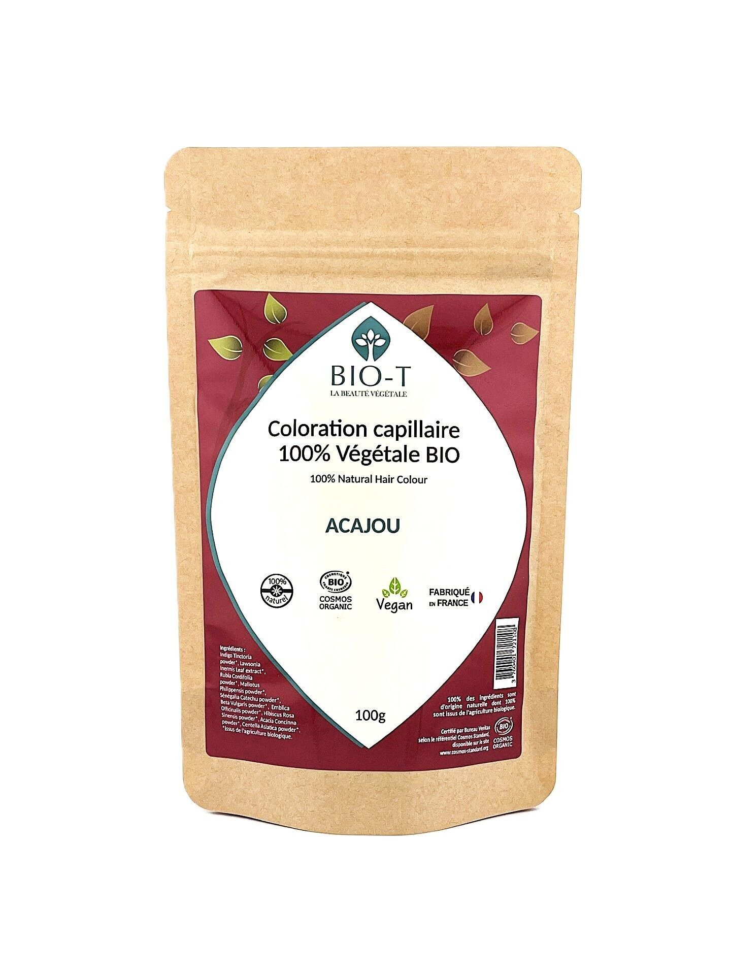 Coloration Végétale ACAJOU - BIO - 100G