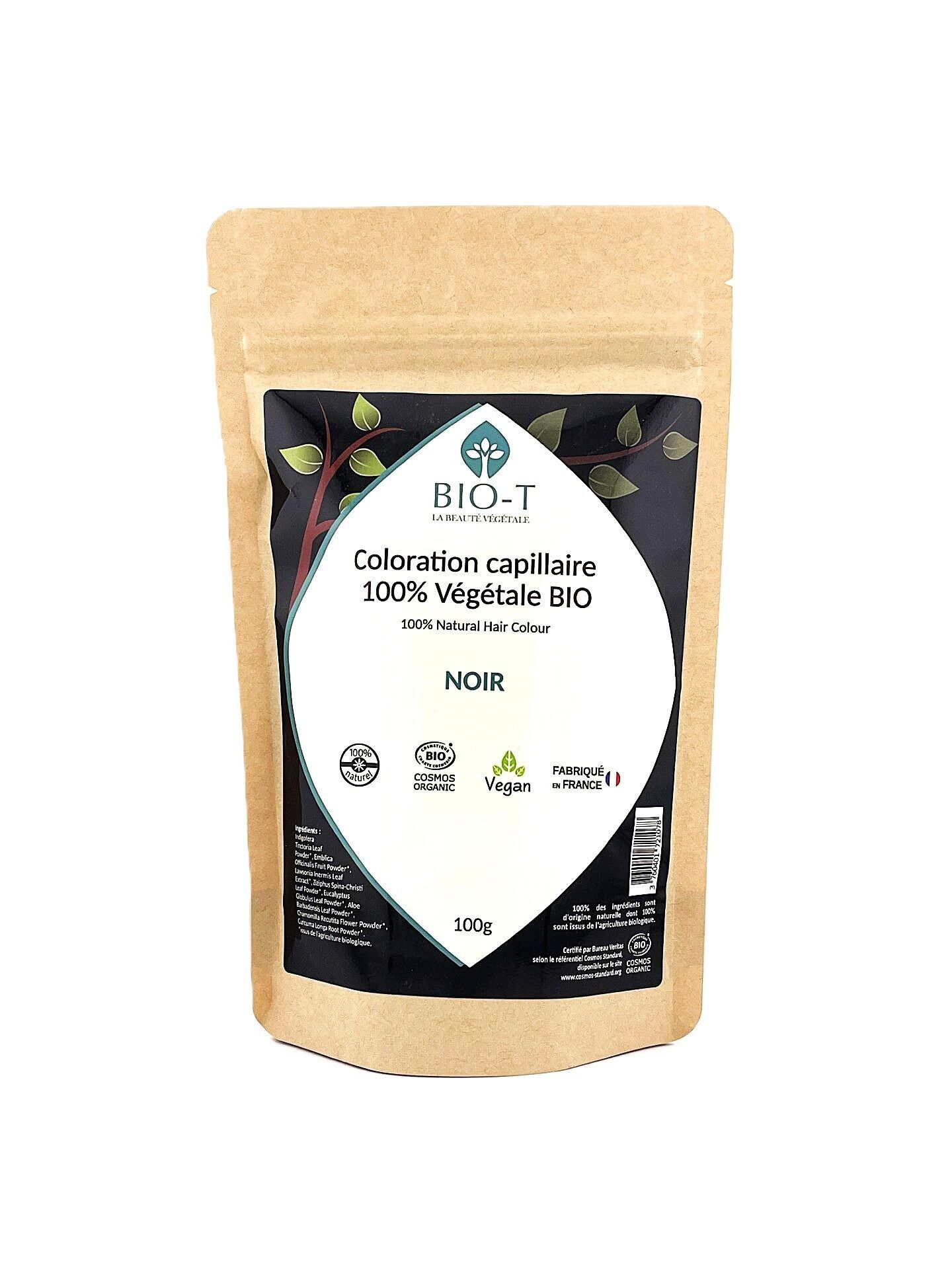 Coloration Végétale NOIR - BIO - 100G