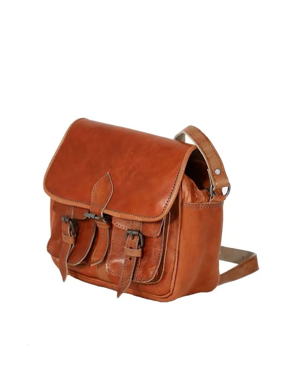 Bolso bandolera de piel vintage M7