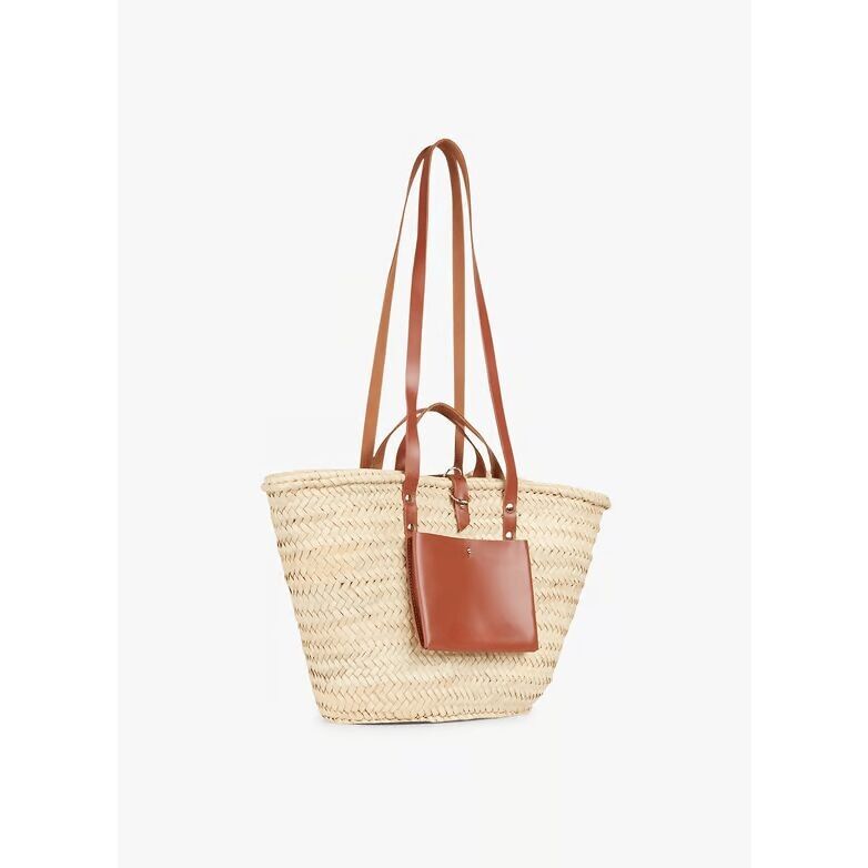 Braided Doum Basket - Brown