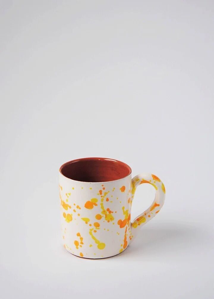 Chroma Speckled Mug Orange - Hand Thrown Portuguese Terracotta