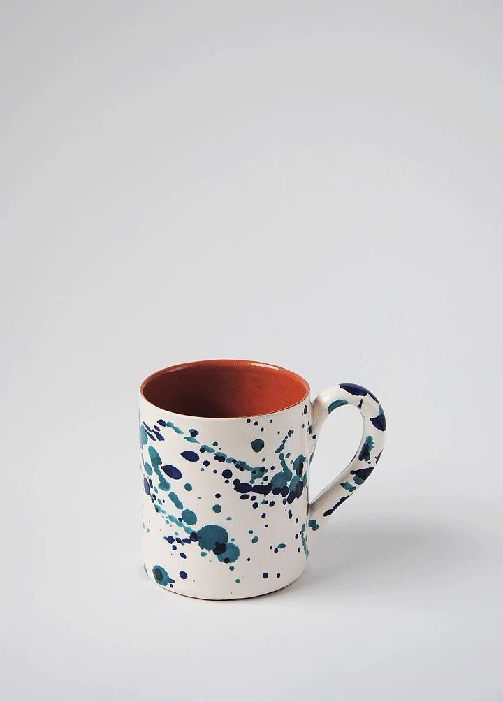 Taza Chroma Speckled Azul - Terracota Portuguesa Hecha a Mano