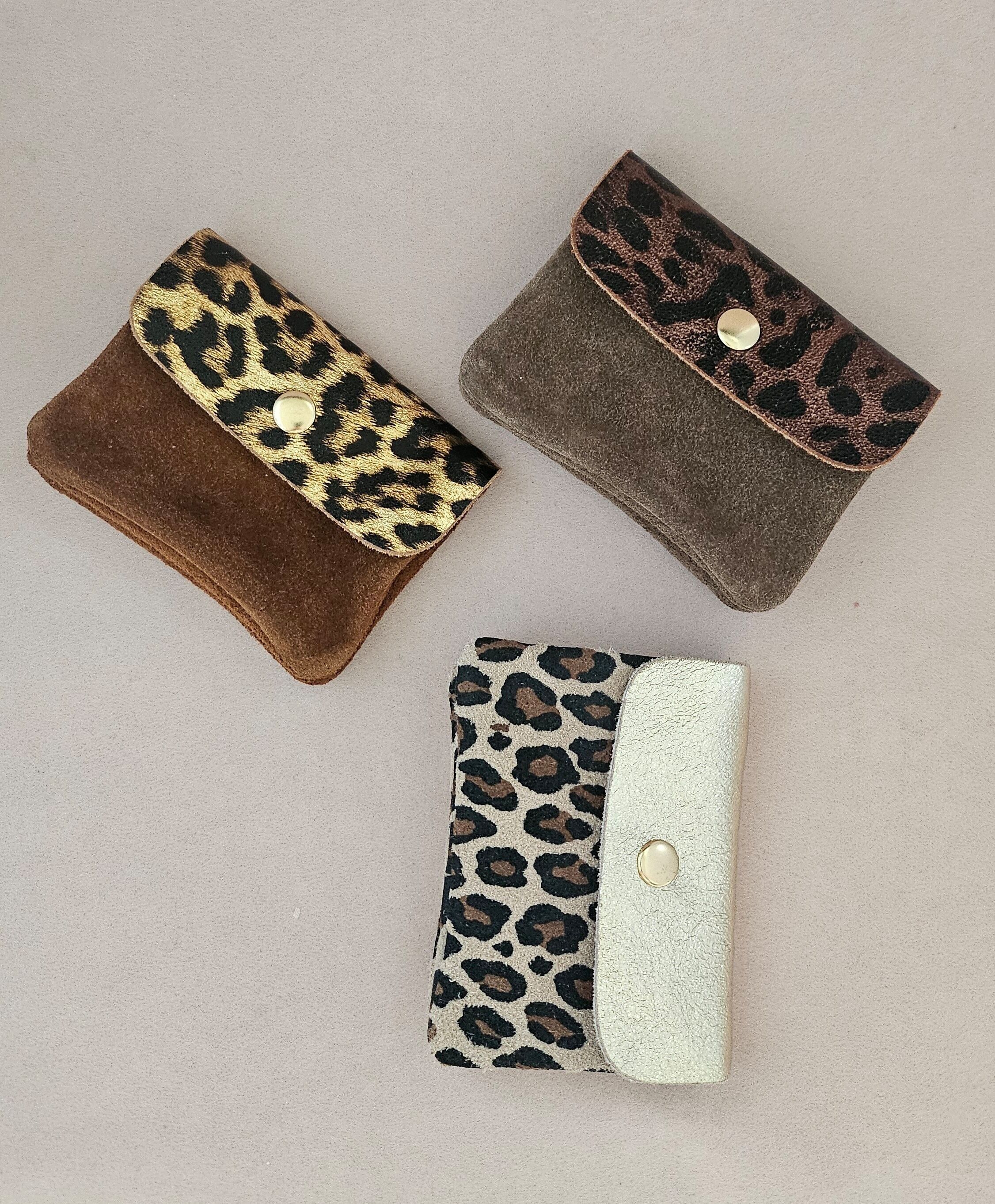 Kangoobis Ledergeldbörse mit zwei Fächern