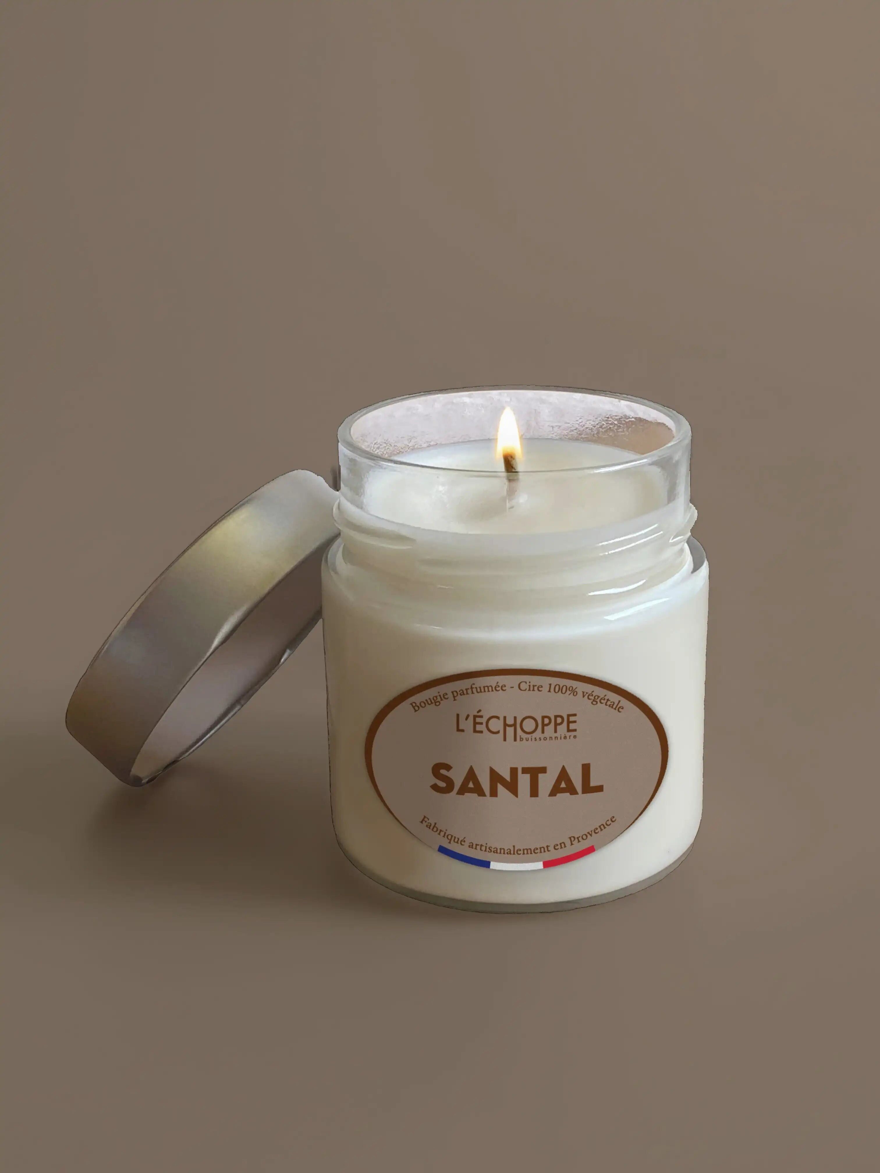 Santal - Bougie parfumée 180g