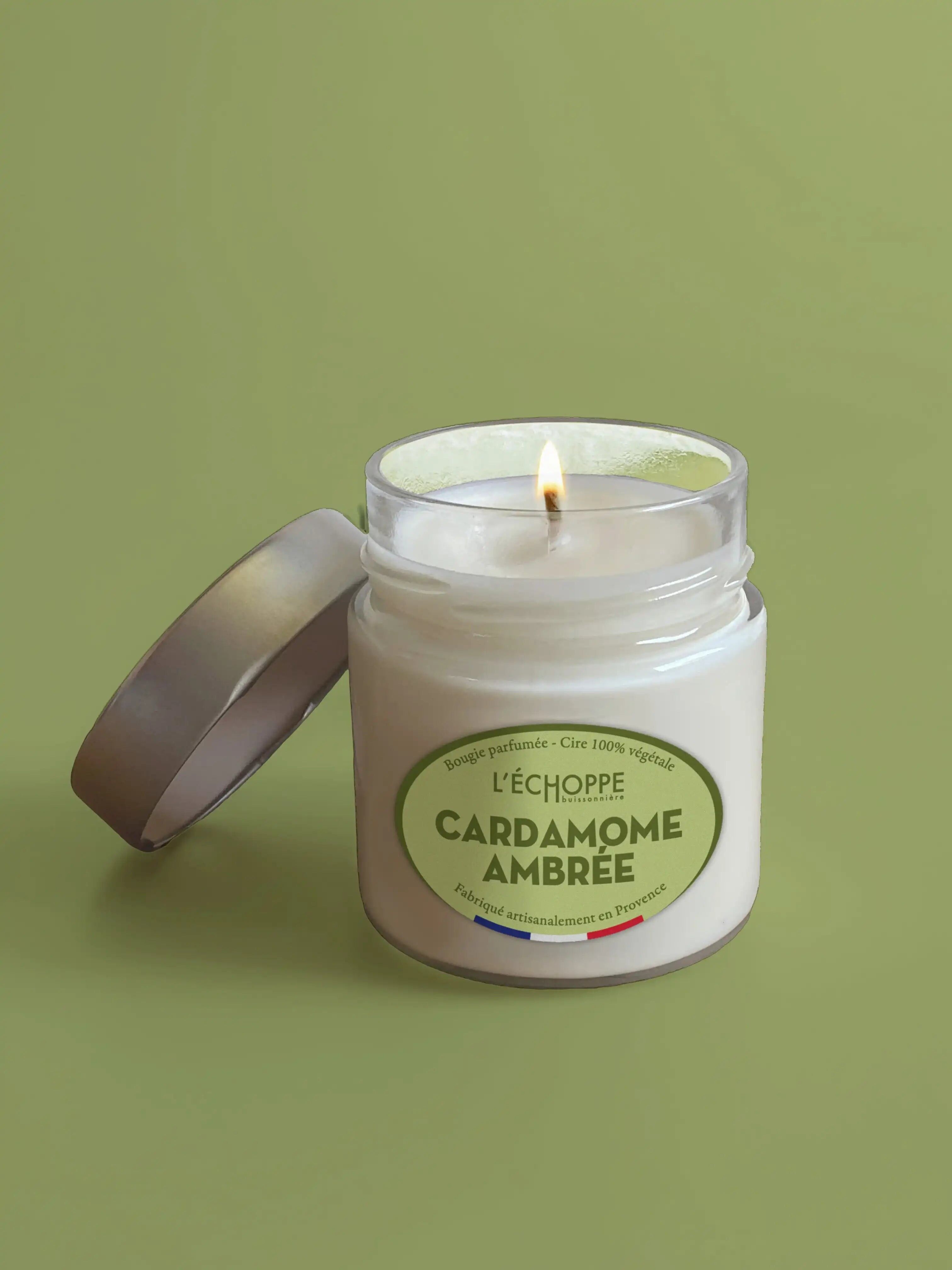 Cardamome Ambrée - Bougie parfumée 180g