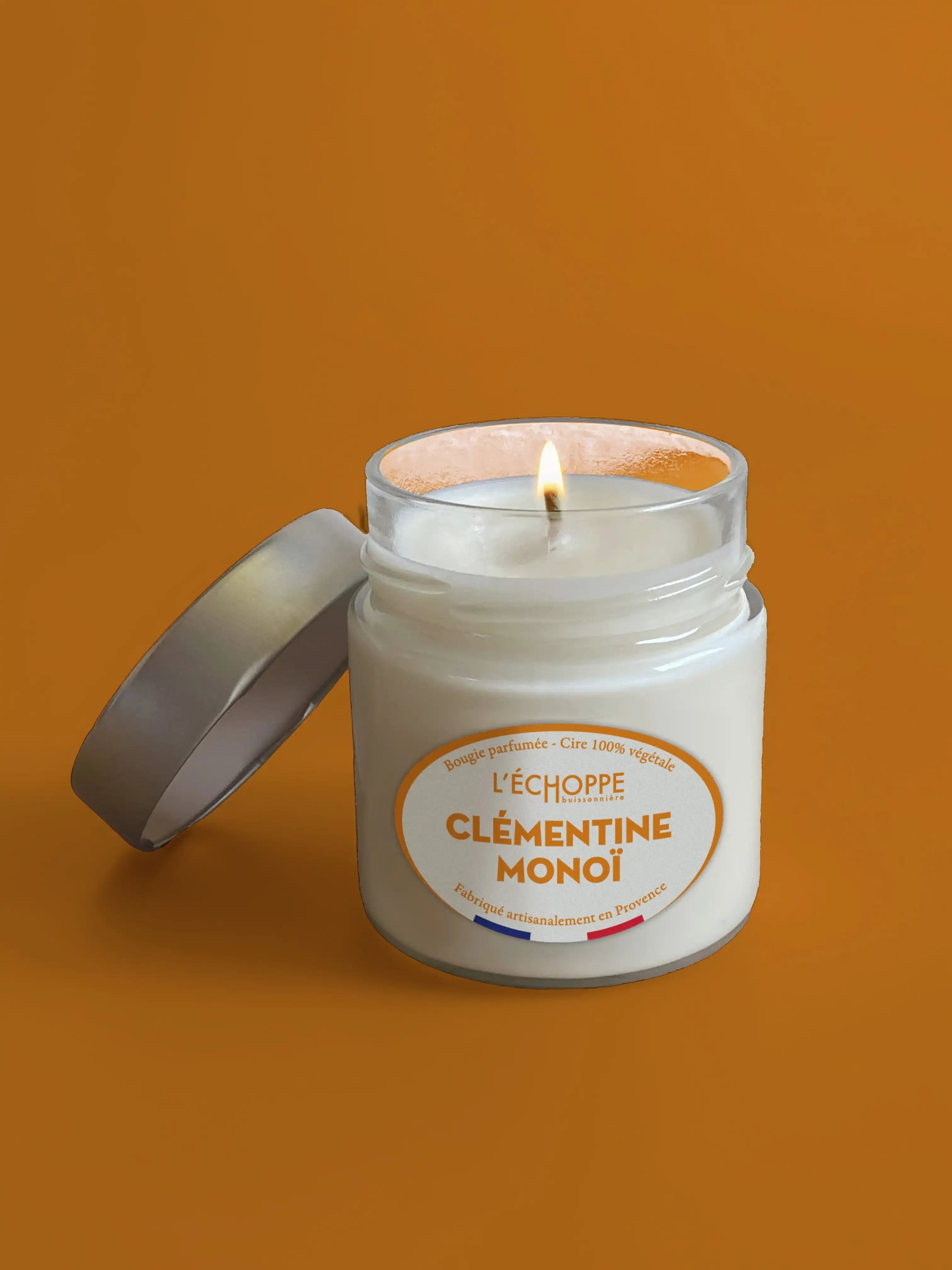 Clémentine Monoï - Bougie parfumée 180g
