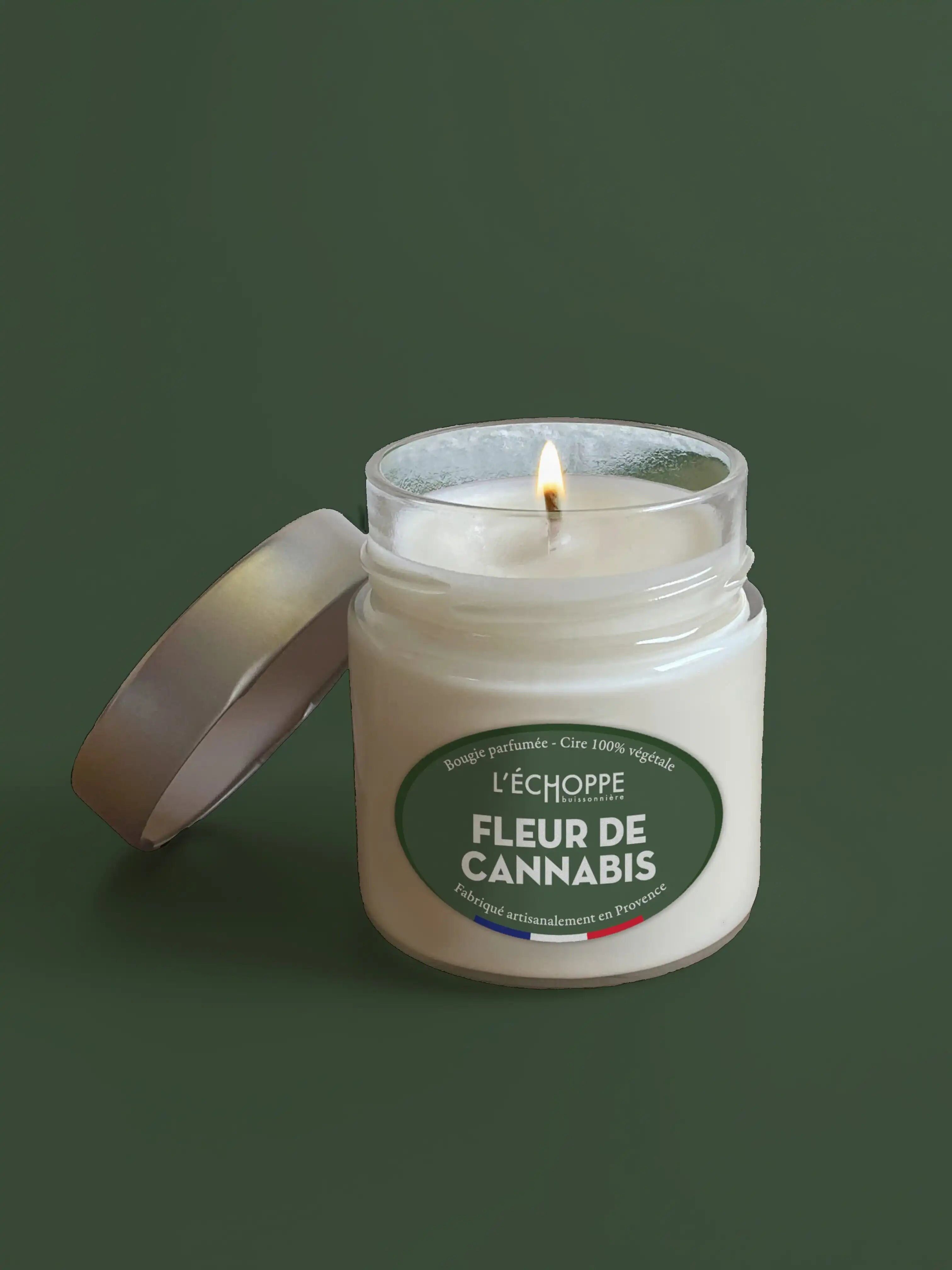 Fleur de Cannabis - Bougie parfumée 180g