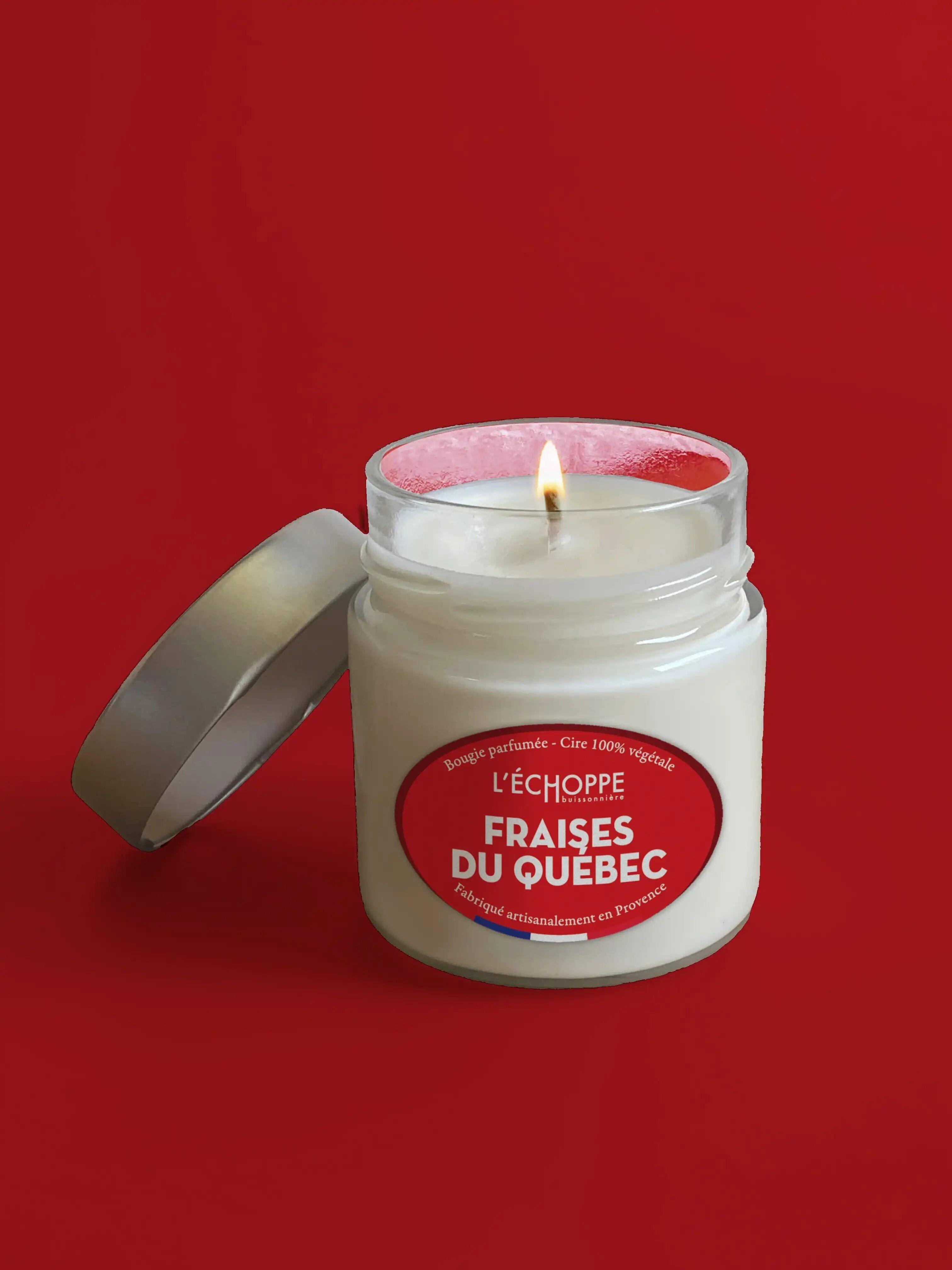 Fraises du Québec - Bougie parfumée 180g