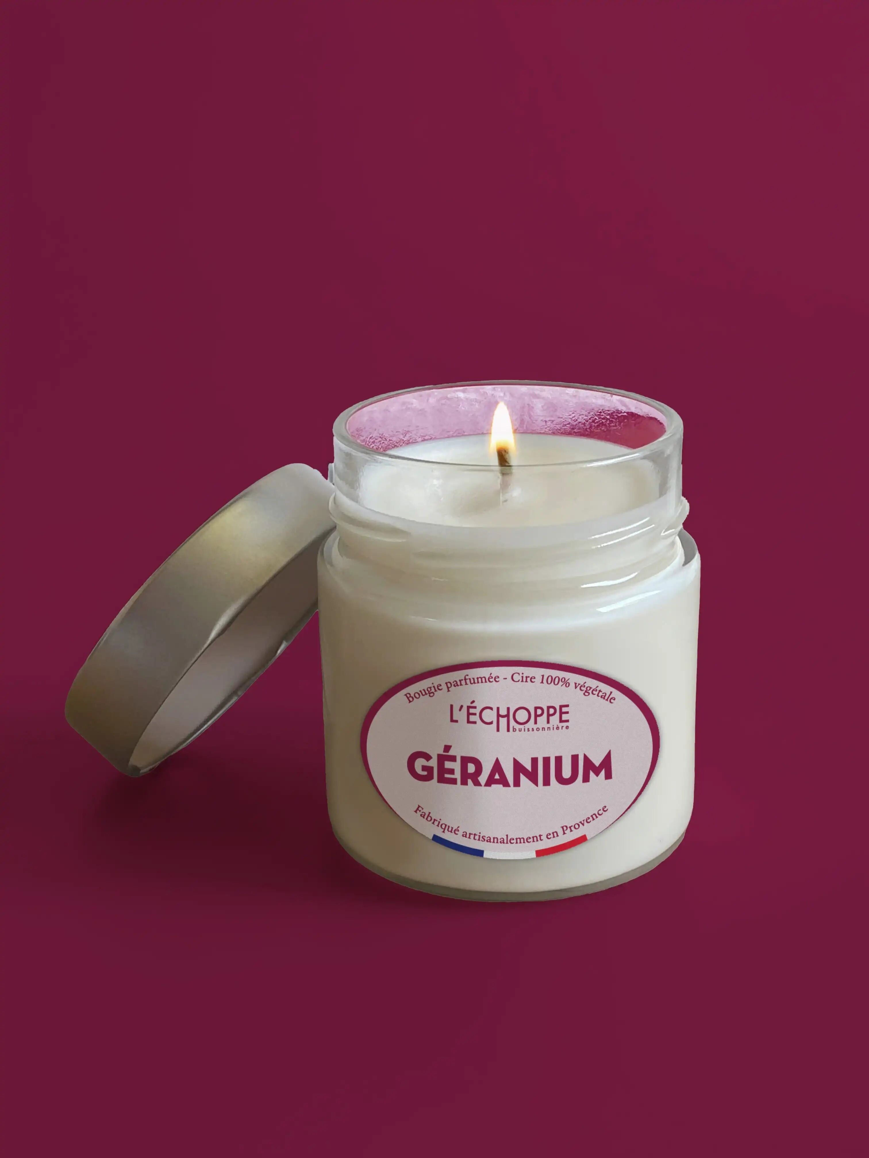 Geranie - Duftkerze 180g