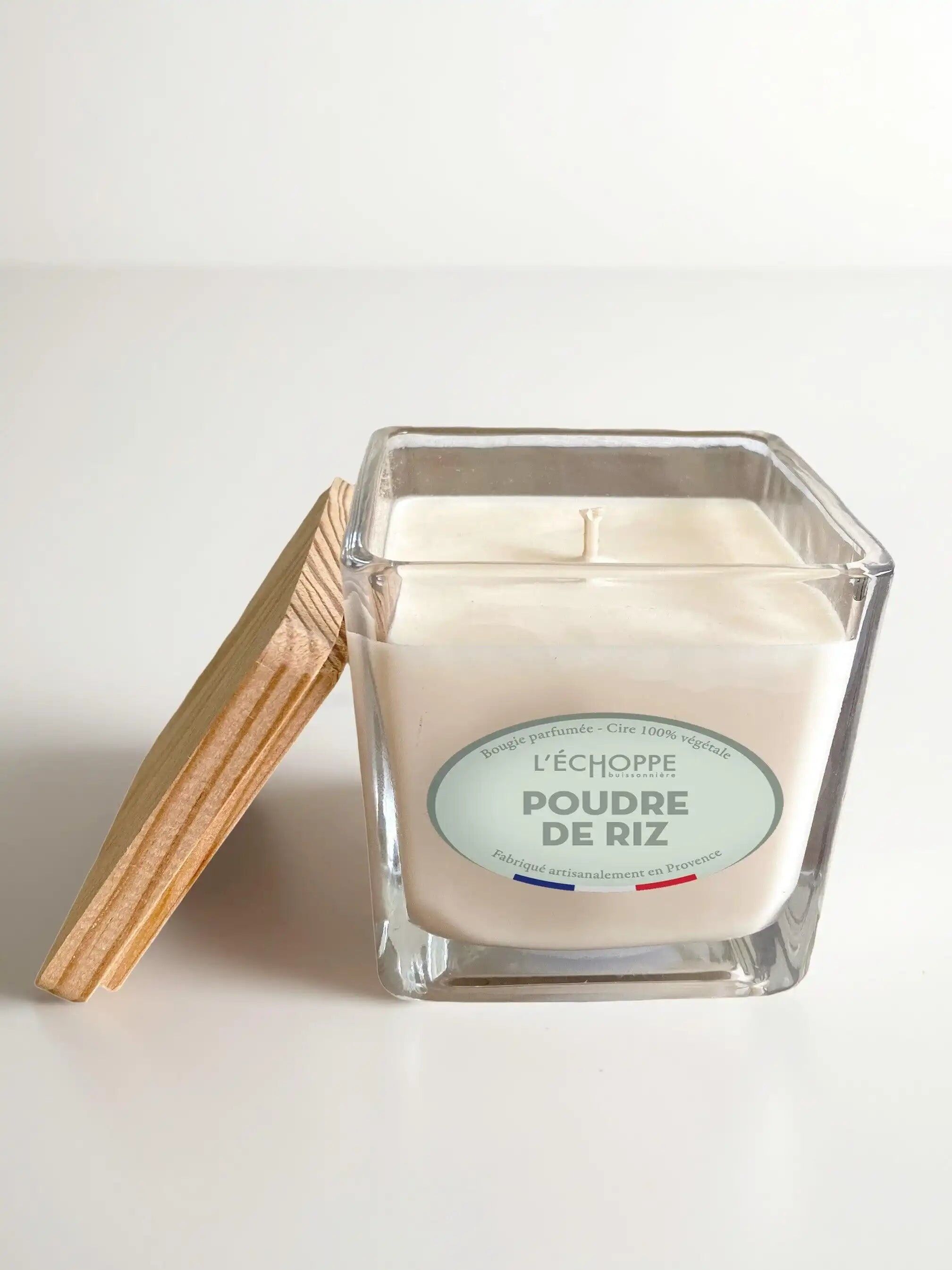 Vela perfumada con polvo de arroz, 190 g