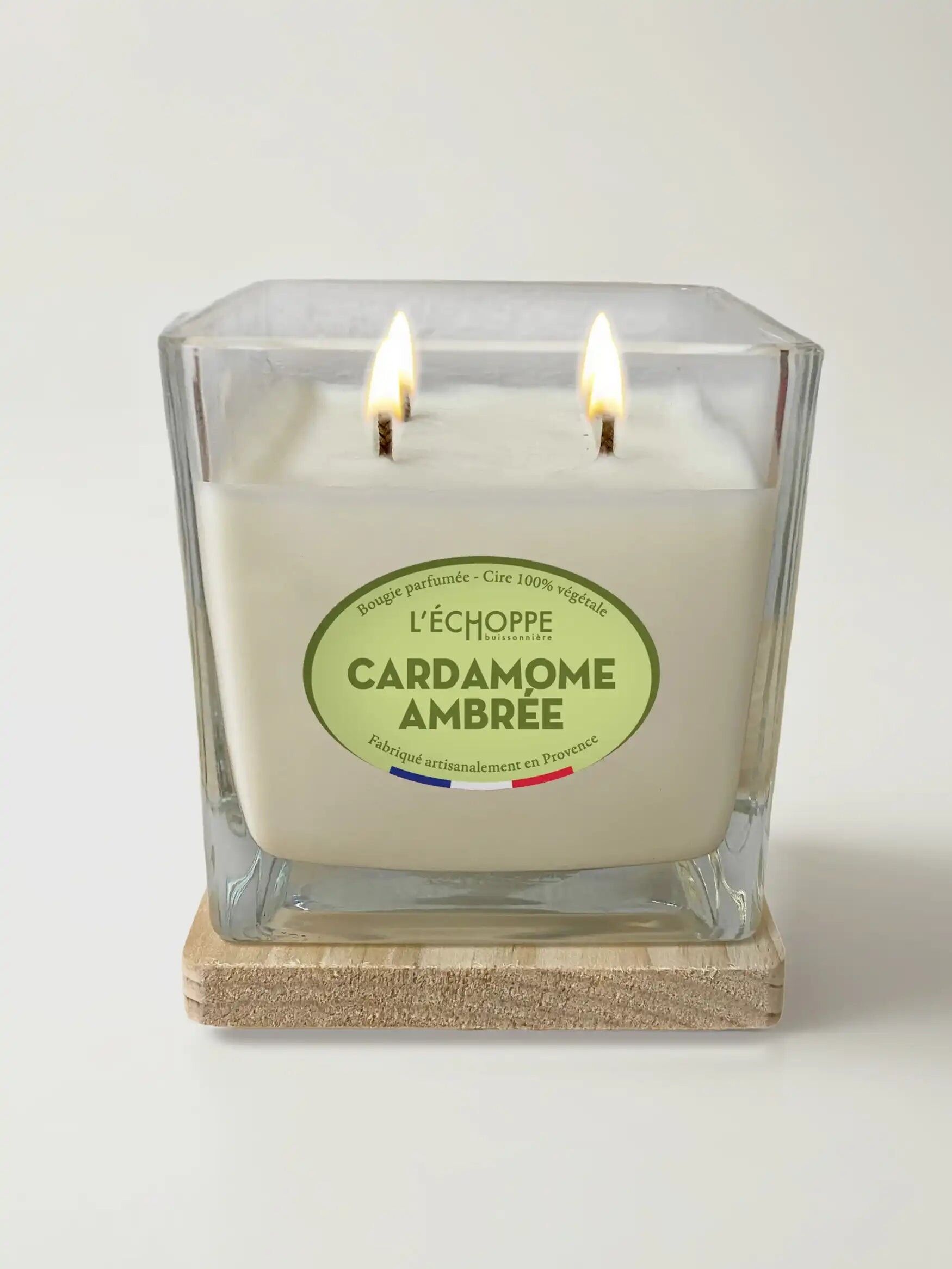 Candela profumata al cardamomo ambrato 400 g
