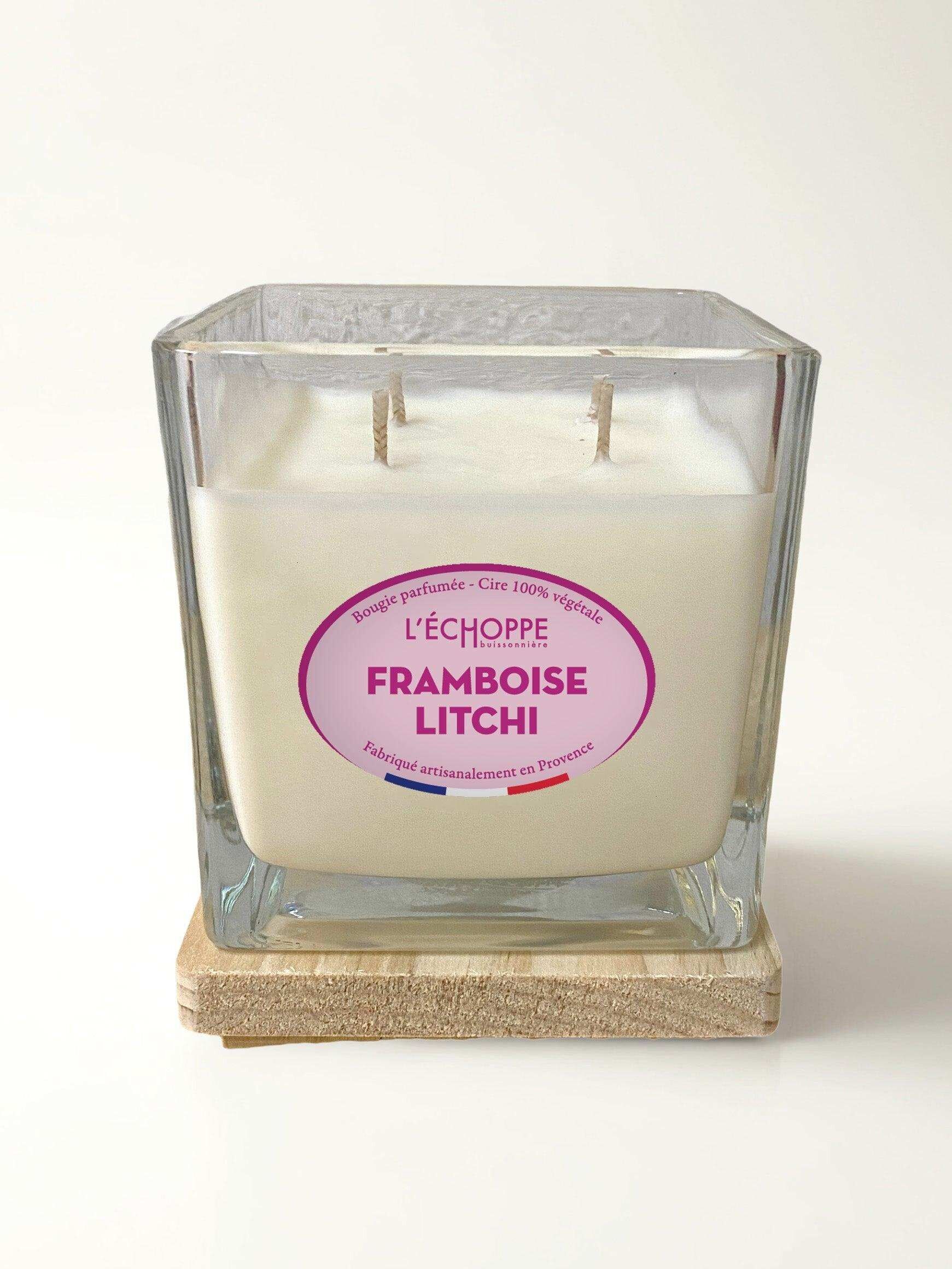 Lampone e litchi - Candela profumata 400 g