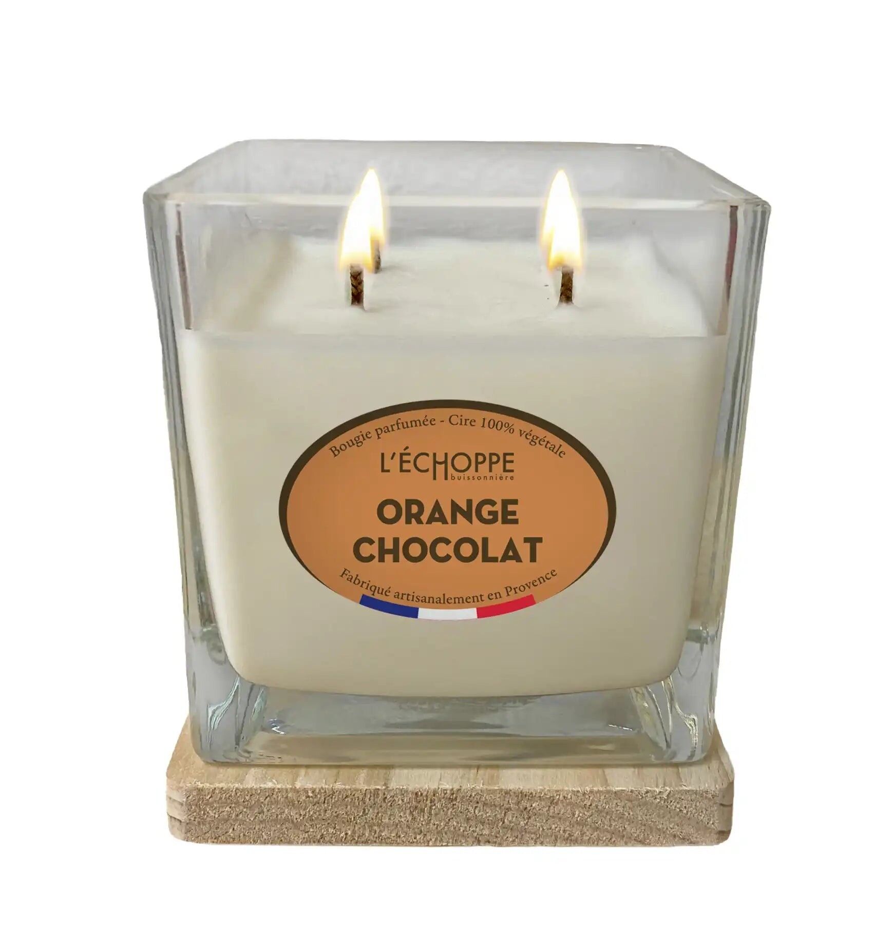 Candela profumata al cioccolato all'arancia 400 g