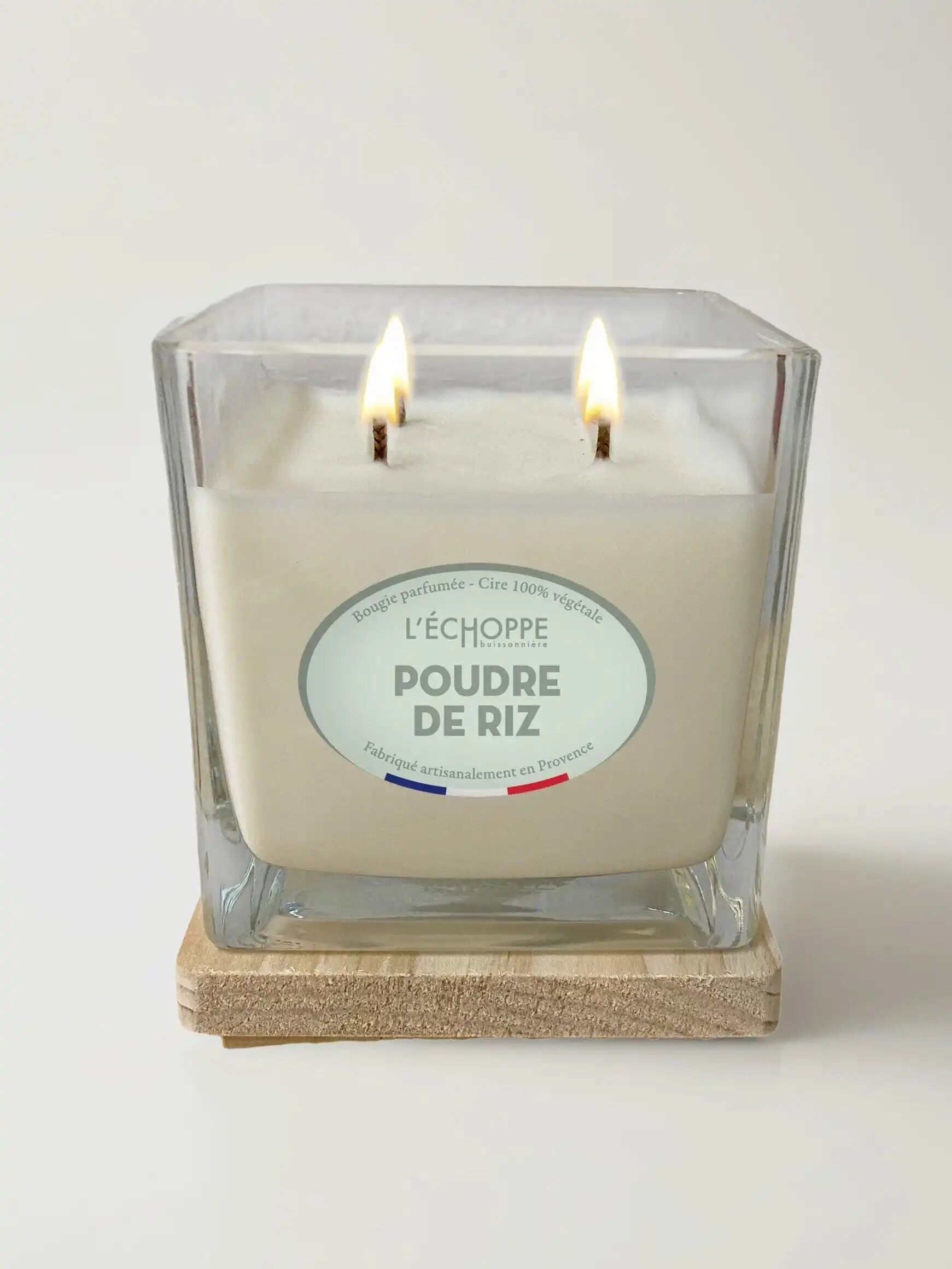 Polvere di riso - Candela profumata 400 g